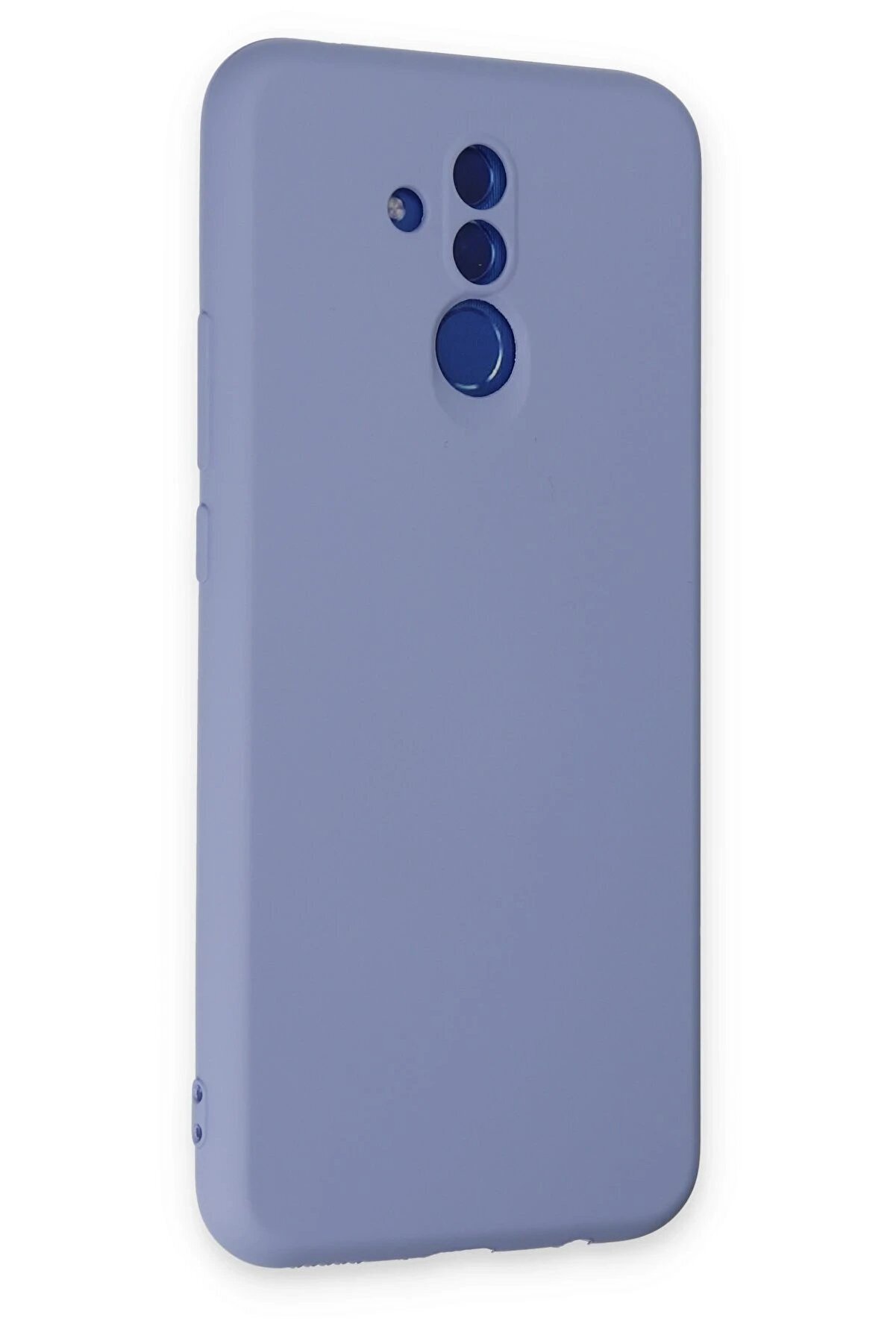 Huawei̇ Mate 20 Li̇te Kılıf Nano İ&ccedil;i̇ Kadi̇fe Si̇li̇kon - Li̇la - Dropx5160-6364
