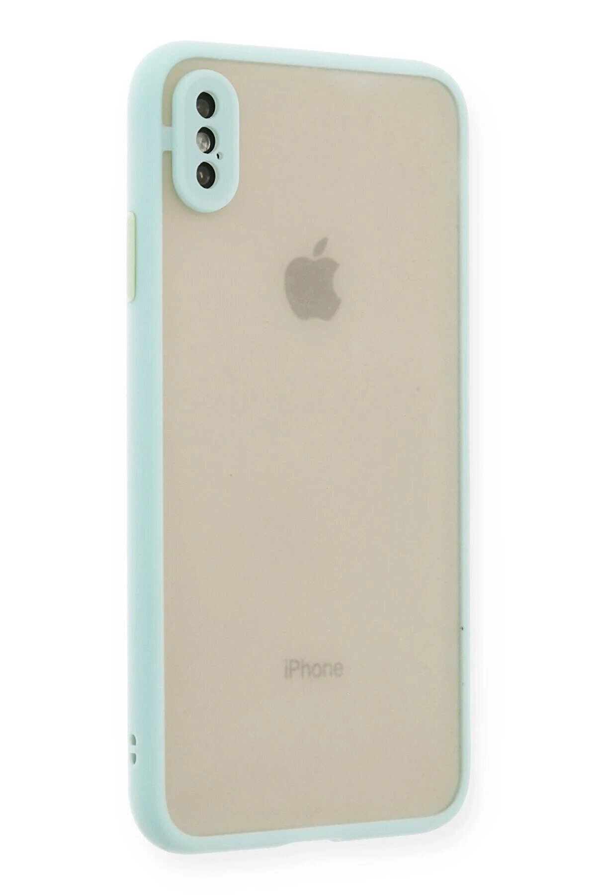 İphone Xs Max Kılıf Montreal Si̇li̇kon Kapak - Turkuaz - Dropx8239-7402