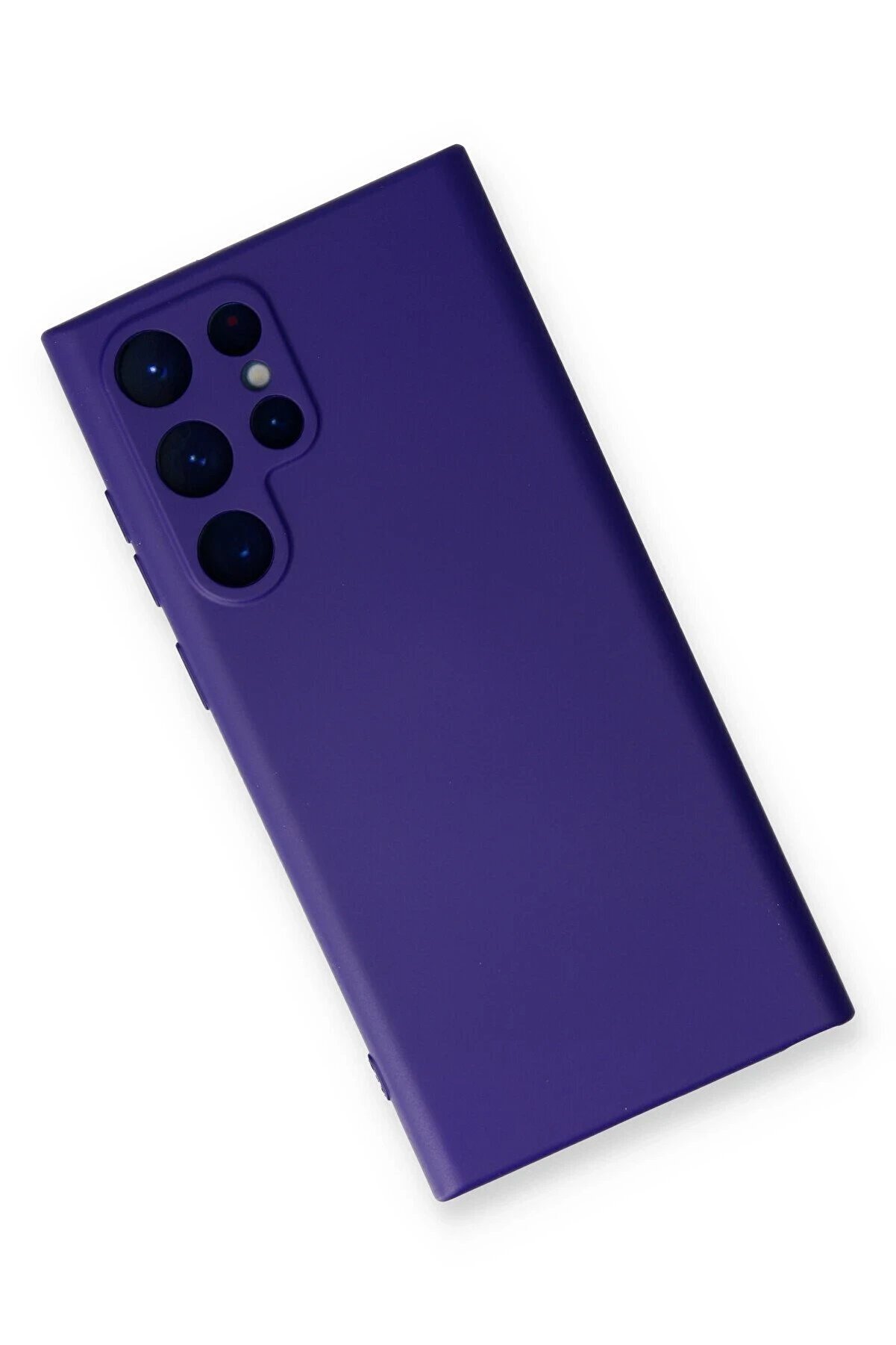 Samsung Galaxy S24 Ultra Kılıf Nano İçi̇ Kadi̇fe Si̇li̇kon - Mor - Dropx1098-8361