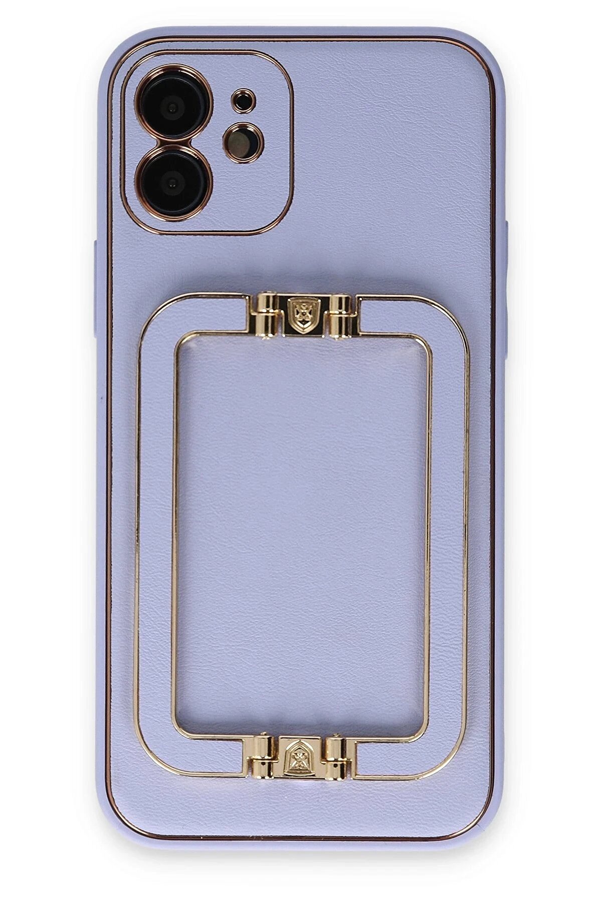 CepteToptan iPhone 12 Kılıf Coco Elit Kapak - Lila - DROPX3542-5670