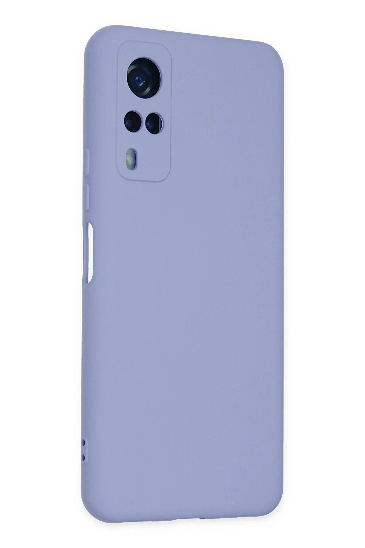 Vi̇vo Y53S Kılıf Nano İçi̇ Kadi̇fe Si̇li̇kon - Li̇la - Dropx6291-3824