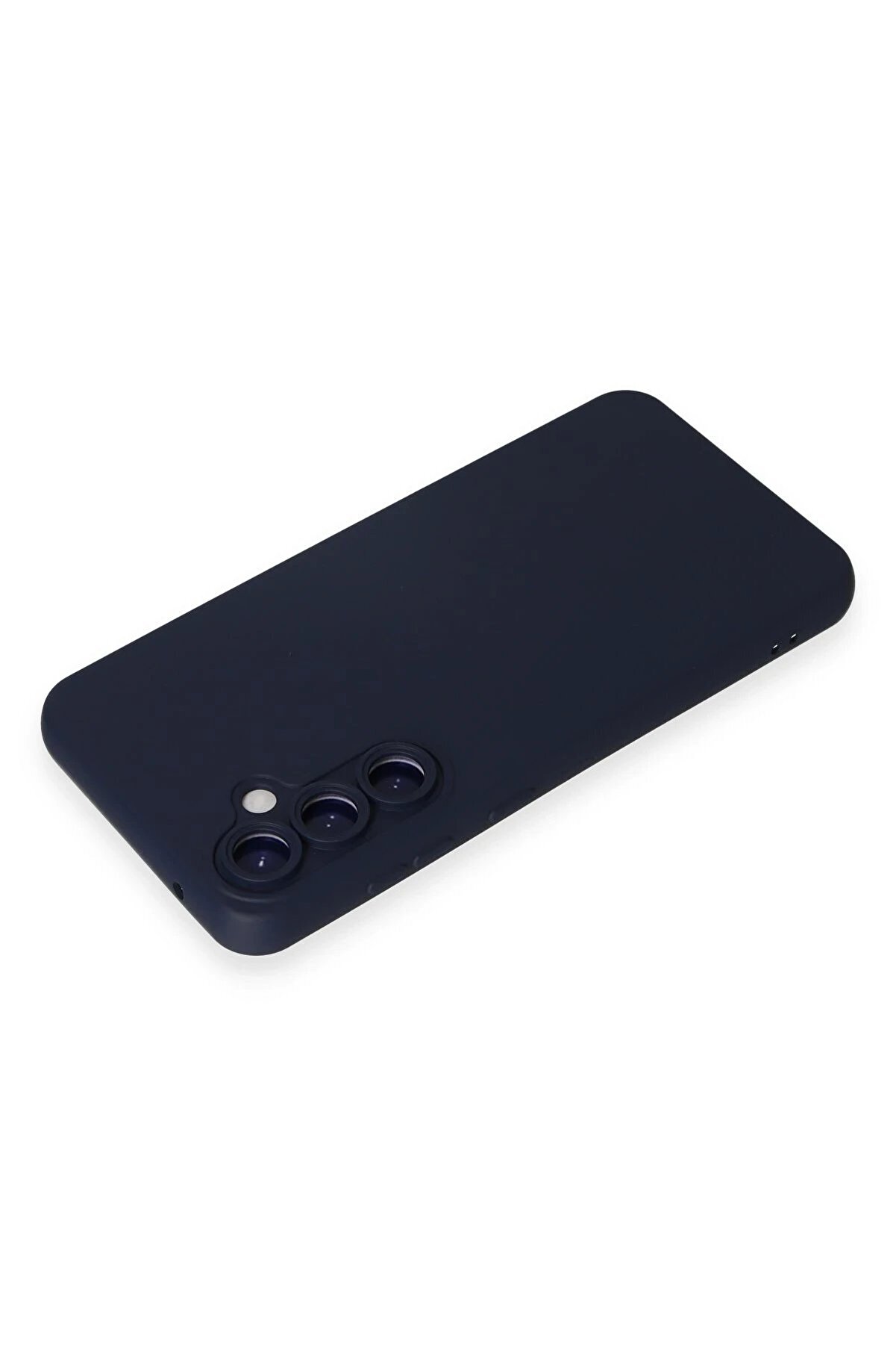 Samsung Galaxy S24 Kılıf Nano İ&ccedil;i̇ Kadi̇fe Si̇li̇kon - Laci̇vert - Dropx7449-4163
