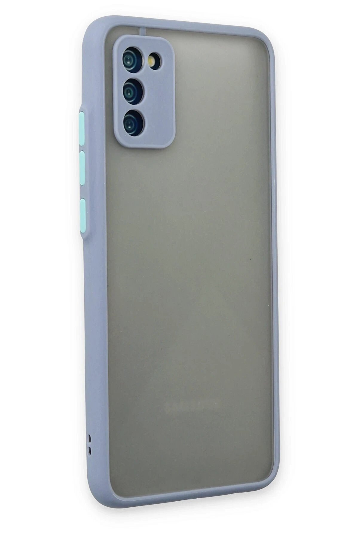 Samsung Galaxy A02S Kılıf Montreal Si̇li̇kon Kapak - Gri̇ - Dropx6060-1270