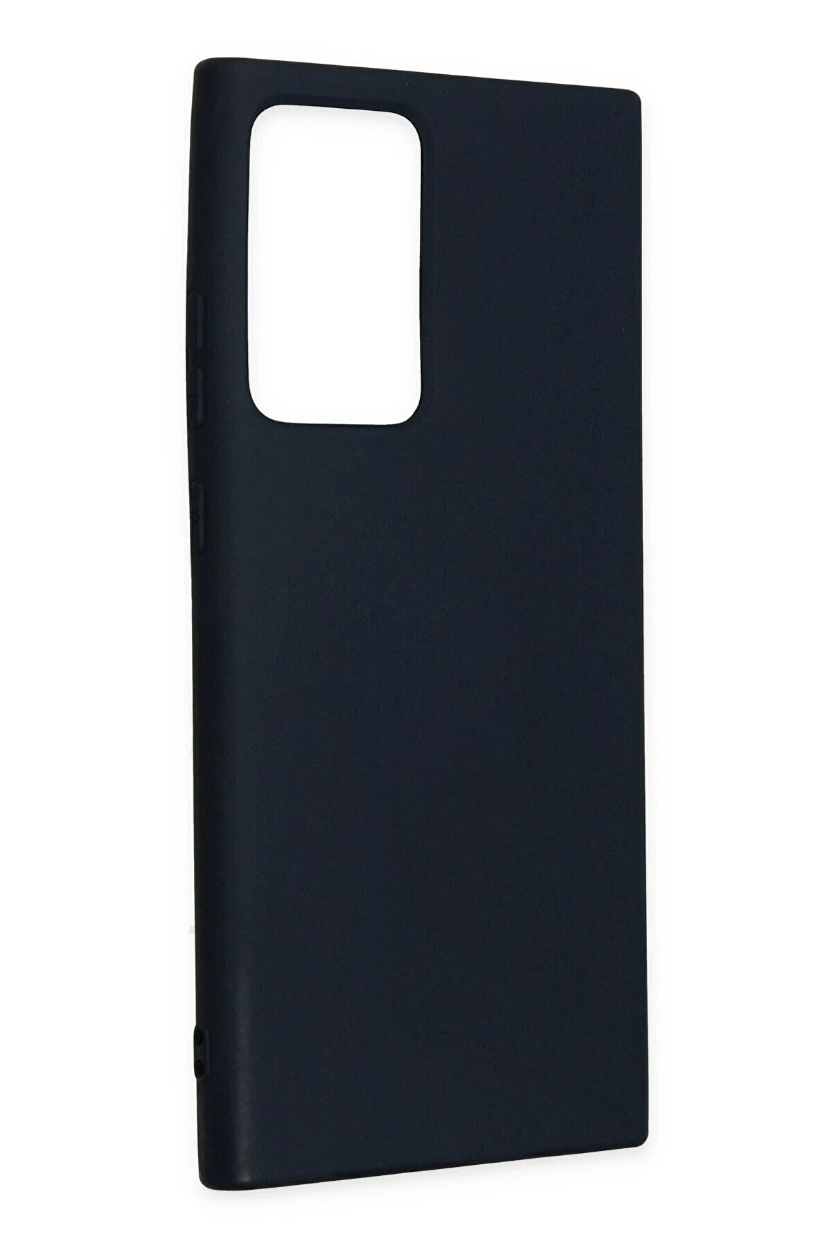 Samsung Galaxy Note 20 Ultra Kılıf Nano İ&ccedil;i̇ Kadi̇fe Si̇li̇kon - Laci̇vert - Dropx6859-1312