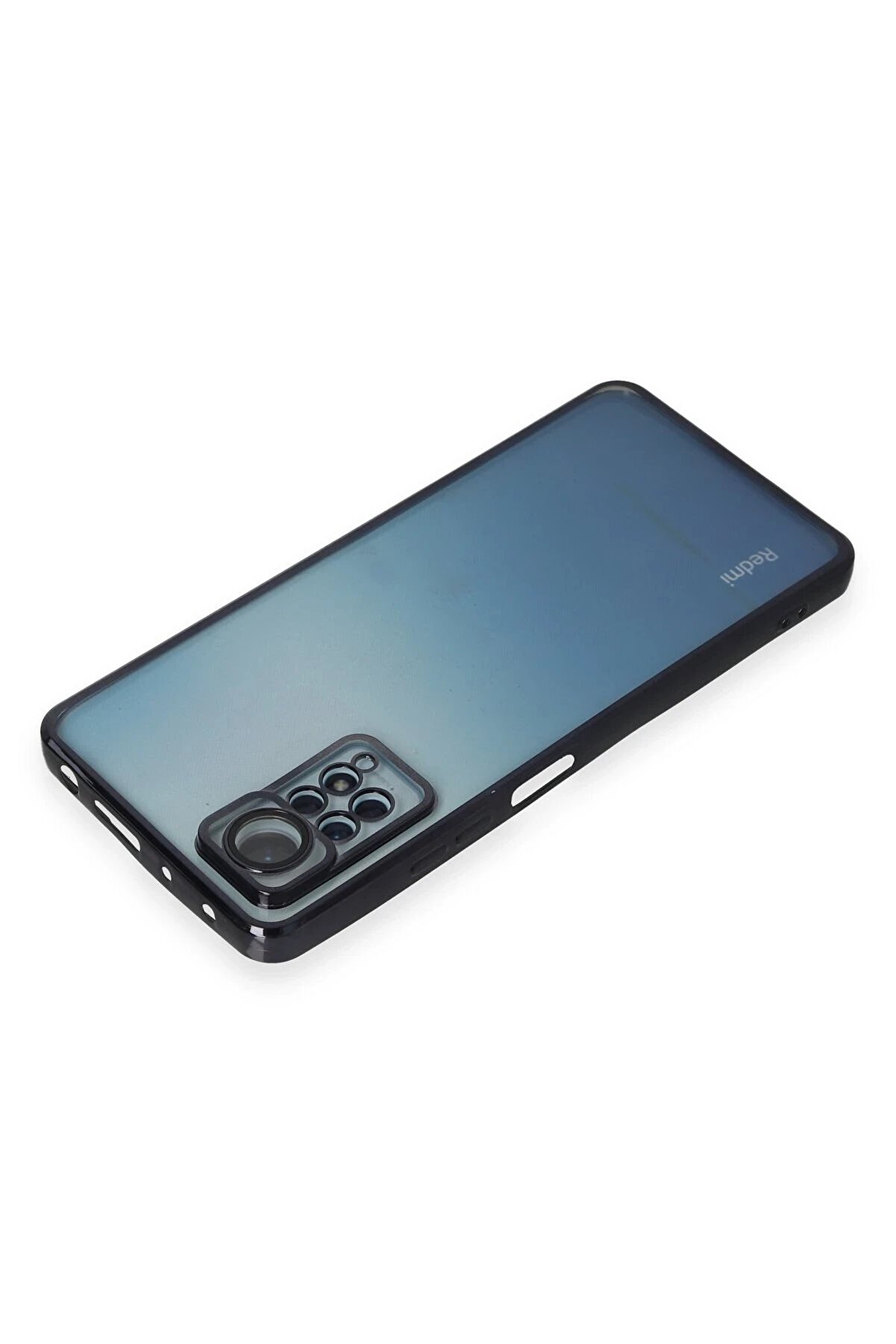 Xi̇aomi̇ Redmi̇ Note 12 Pro 4G Kılıf Lensli̇ Si̇li̇kon - Si̇yah - Dropx9164-3894