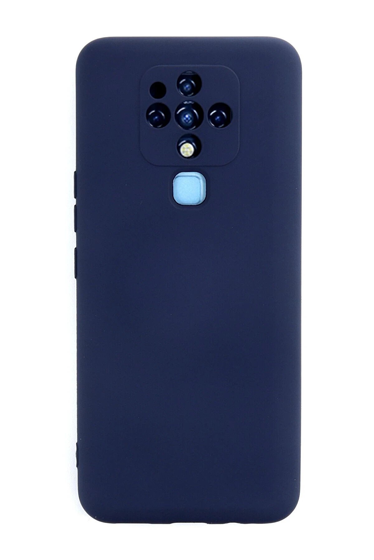CepteToptan Tecno Camon 16 Kılıf Nano i&ccedil;i Kadife Silikon - Lacivert - DROPX8094-7723