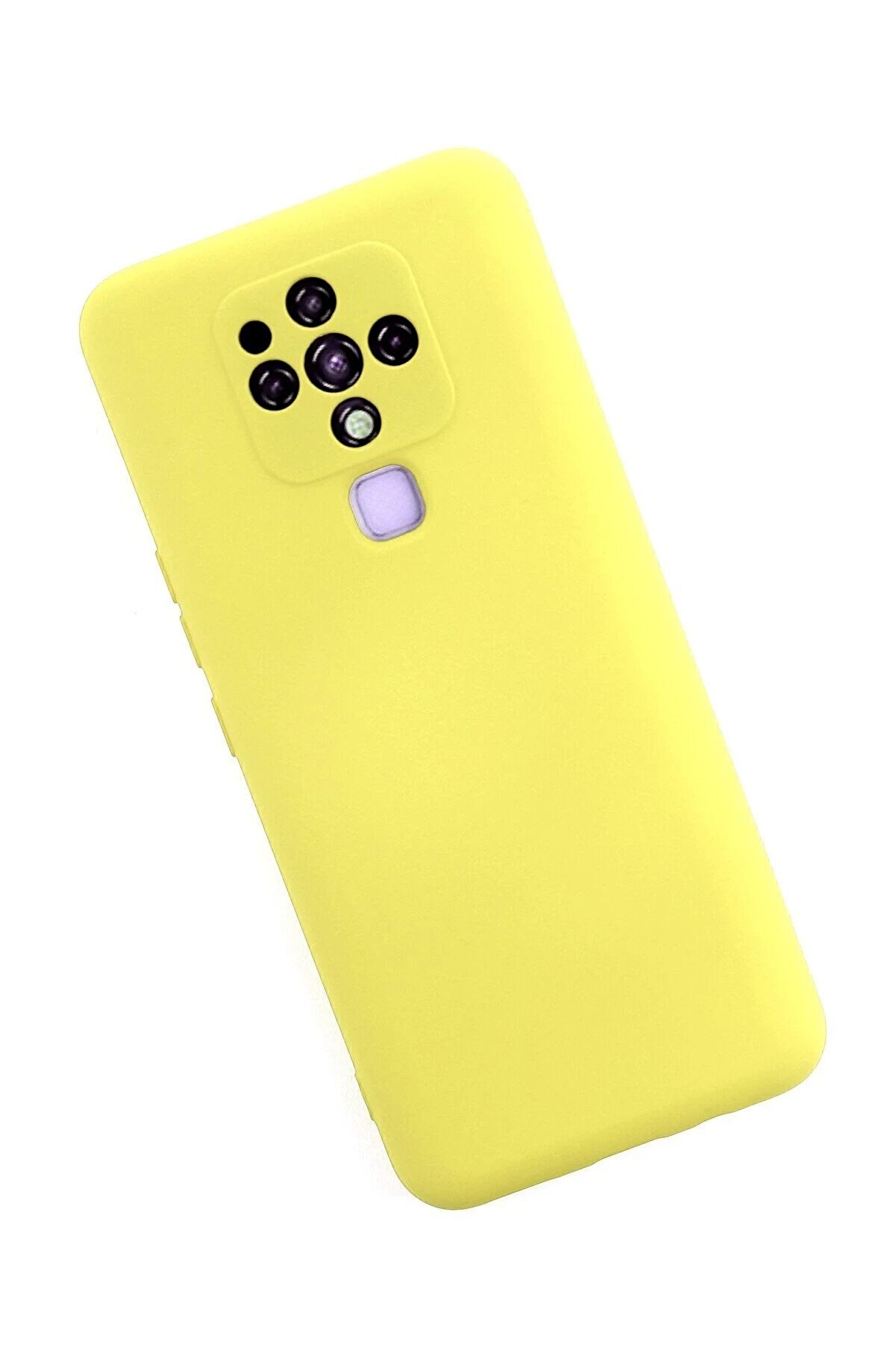 Tecno Camon 16 Kılıf Nano İ&ccedil;i̇ Kadi̇fe Si̇li̇kon - Sarı - Dropx6441-1697