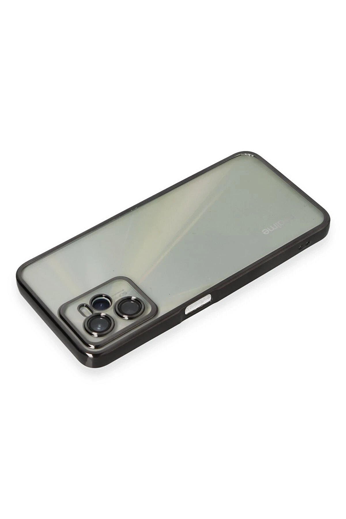 Realme C35 Kılıf Lensli̇ Si̇li̇kon - Si̇yah - Dropx7527-3986