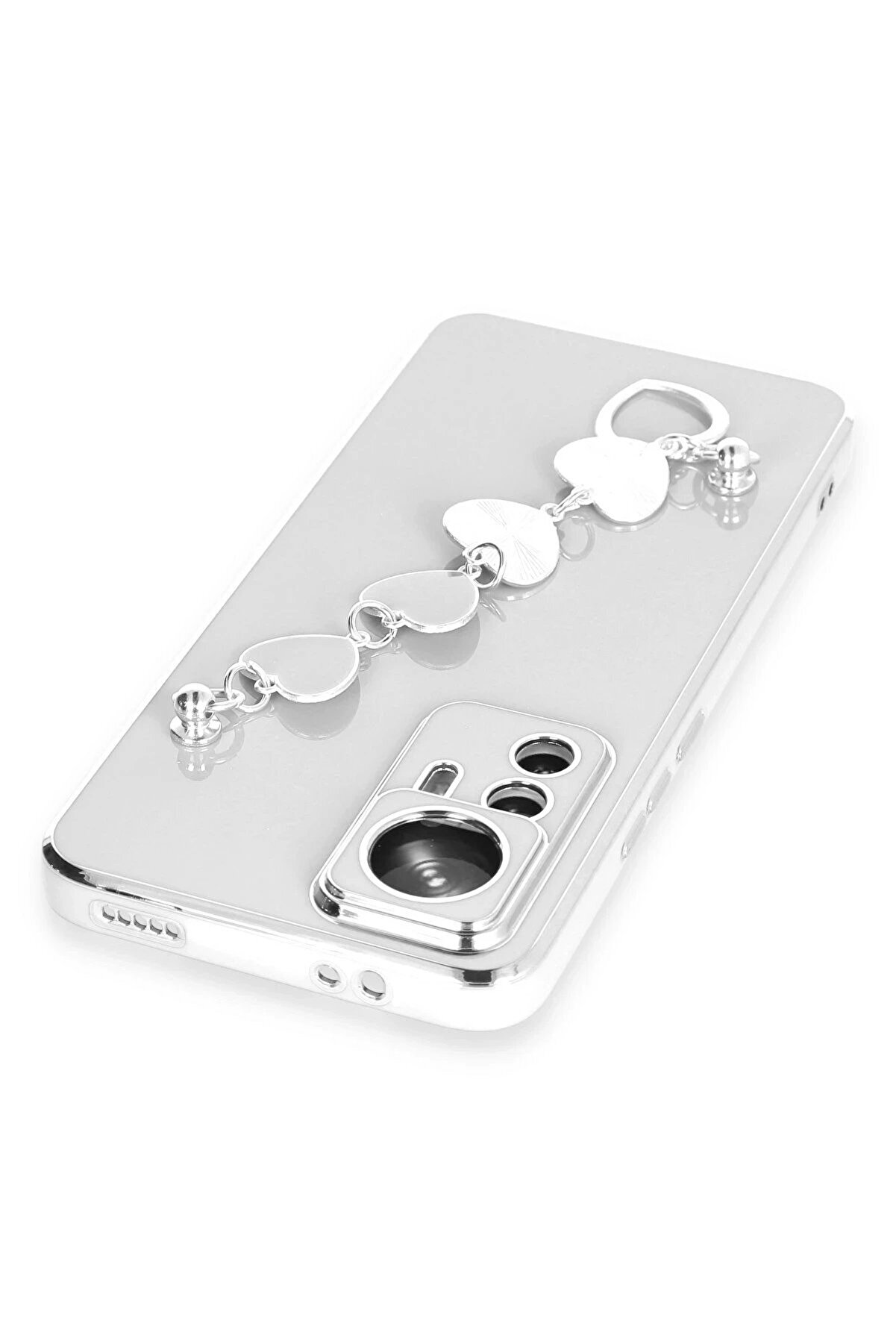 Xi̇aomi̇ Mi̇ 12T Pro Kılıf Esi̇la Si̇li̇kon - Beyaz - Dropx8874-8683