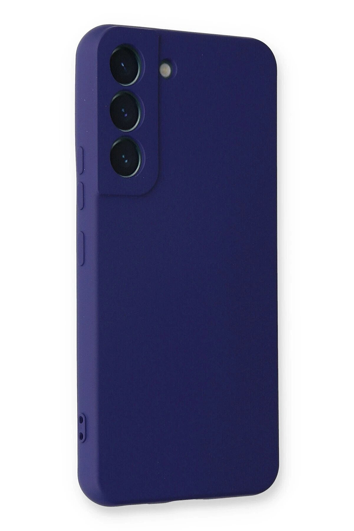 Samsung Galaxy S22 Plus Kılıf Nano İ&ccedil;i̇ Kadi̇fe Si̇li̇kon - Mor - Dropx4615-6902