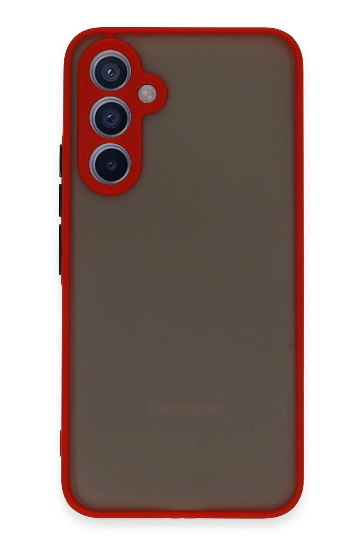 CepteToptan Samsung Galaxy A34 5G Kılıf Montreal Silikon Kapak - Kırmızı - DROPX4737-1979