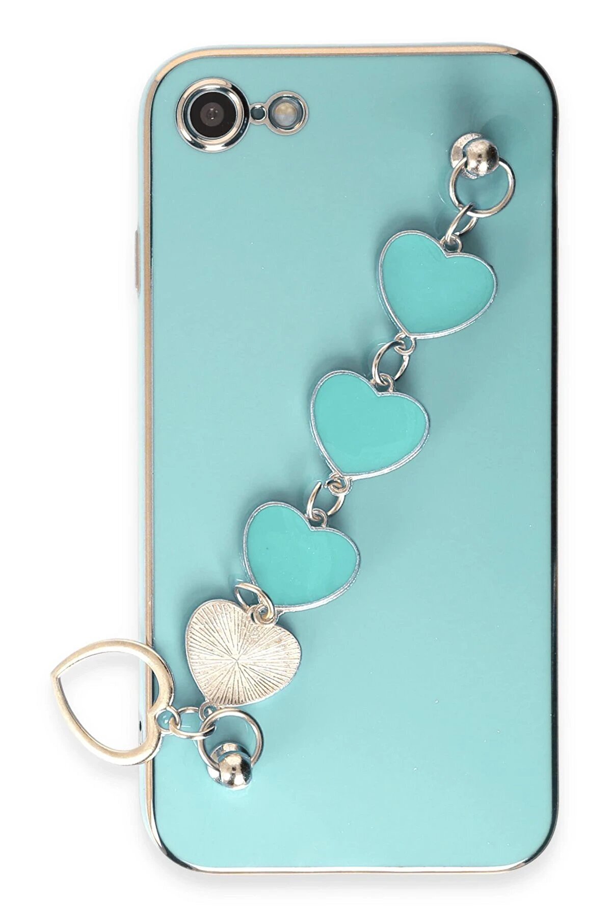 İphone 7 Kılıf Esi̇la Si̇li̇kon - Su Yeşi̇li̇ - Dropx3709-7084