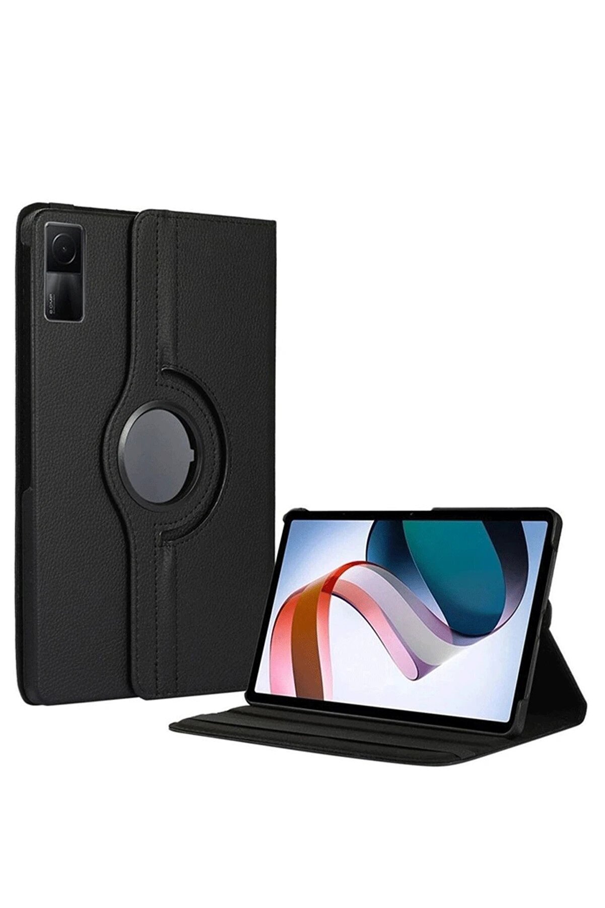 Xi̇aomi̇ Redmi̇ Pad Se 4G Kılıf 360 Tablet Deri̇ Kılıf - Si̇yah - Dropx9135-4335