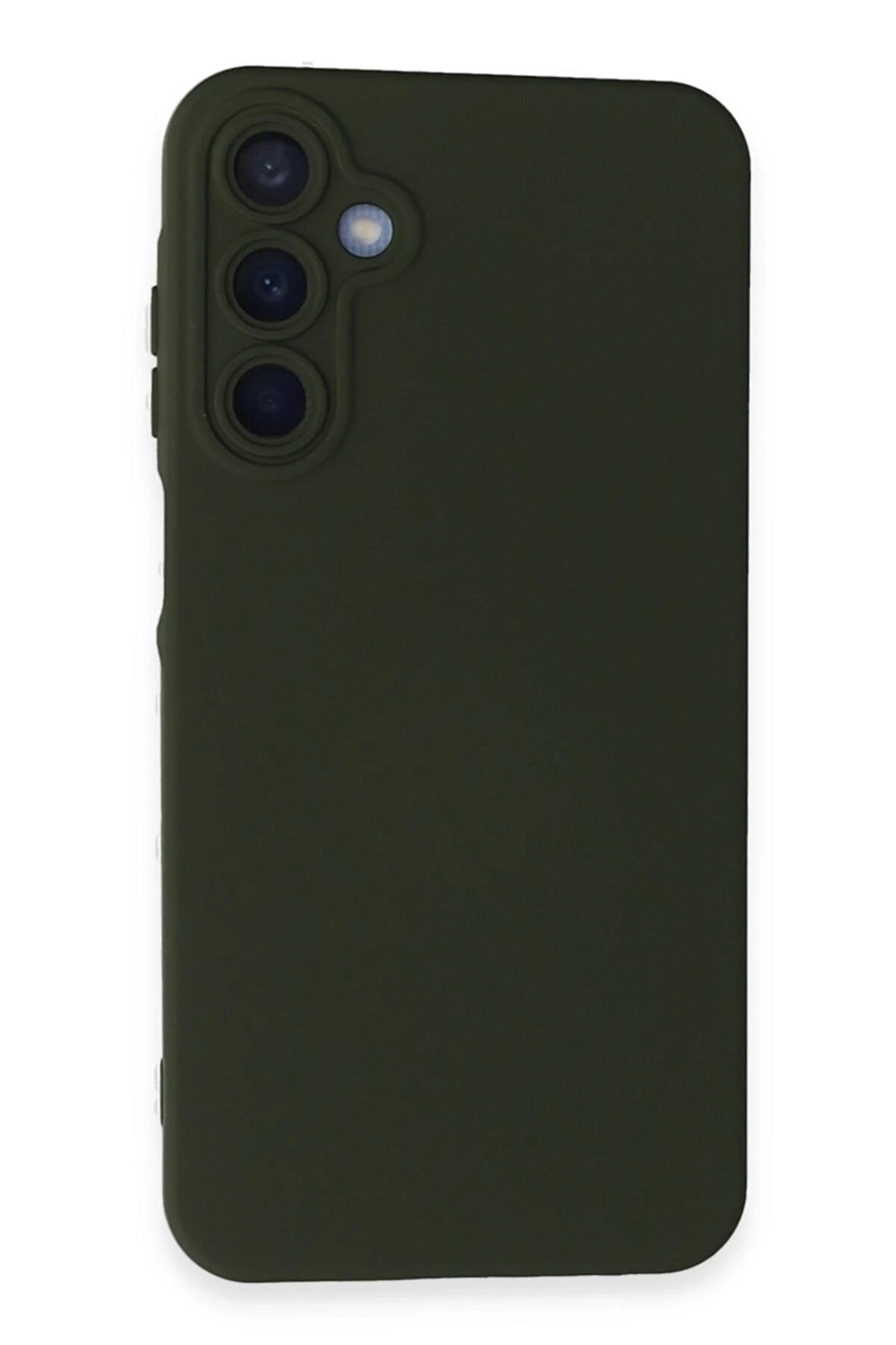 CepteToptan Samsung Galaxy A25 5G Kılıf Nano içi Kadife Silikon - Koyu Yeşil - DROPX6824-2704