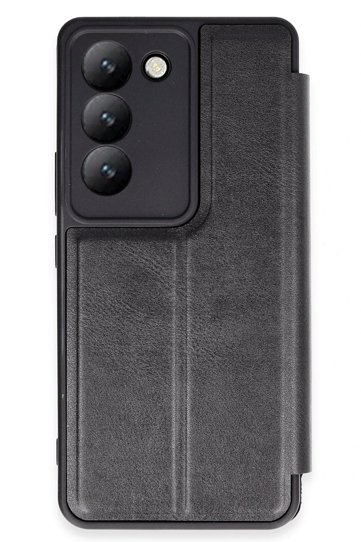 CepteToptan Vivo V30 Lite 4G Kılıf Flip Cover - Siyah - DROPX6974-6626