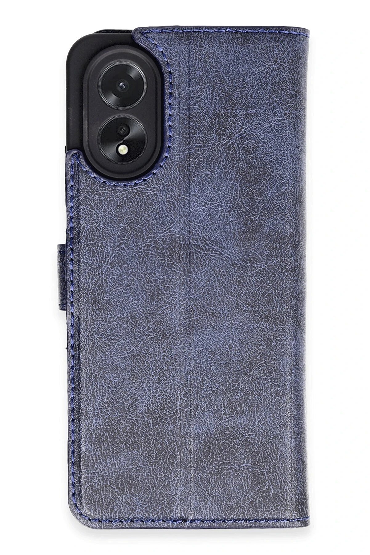 CepteToptan Oppo A38 Kılıf Trend S Plus Kapaklı Kılıf - Lacivert - DROPX3184-5134