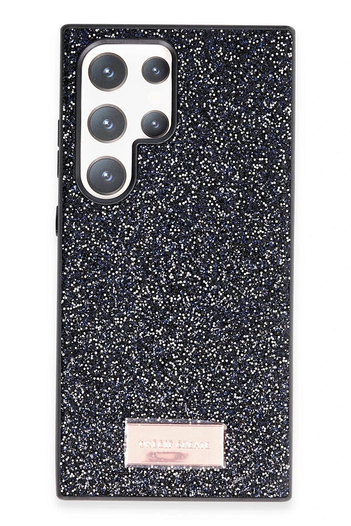 CepteToptan Samsung Galaxy S24 Ultra Bright Simli Kapak - Siyah - DROPX9223-1917