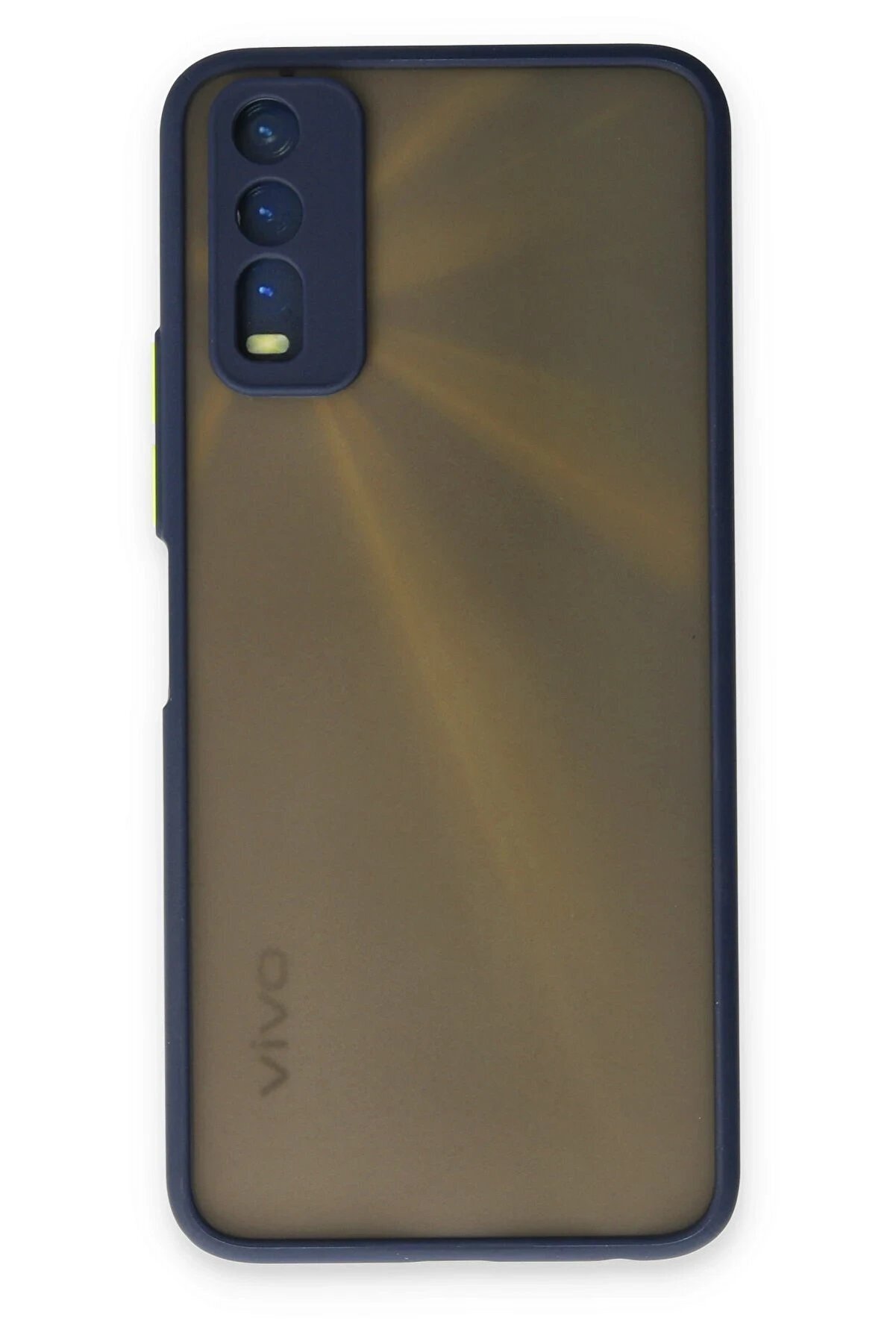 CepteToptan Vivo Y11S Kılıf Montreal Silikon Kapak - Lacivert - DROPX2589-2062