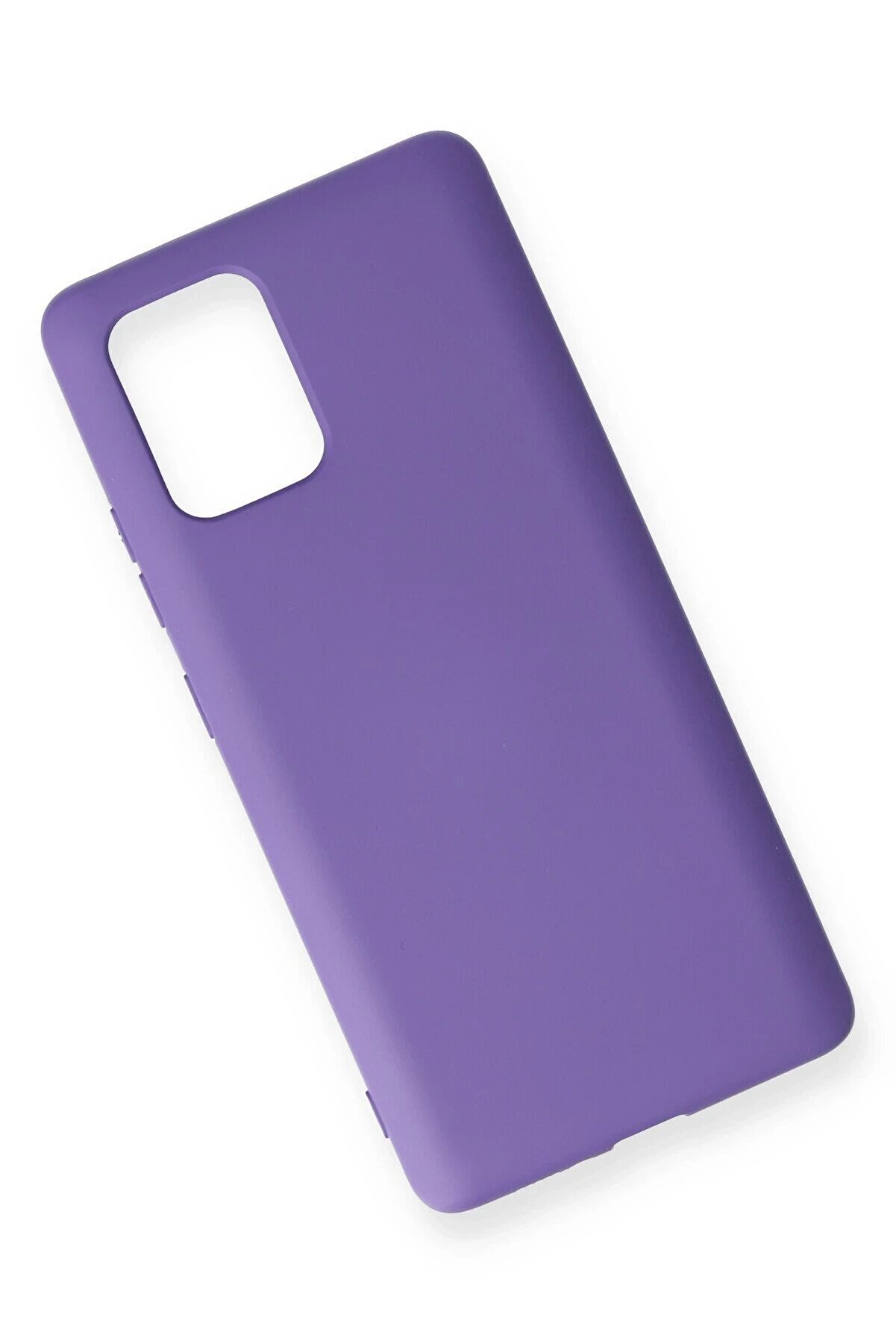 Samsung Galaxy A91 / S10 Li̇te Kılıf Nano İ&ccedil;i̇ Kadi̇fe Si̇li̇kon - Mor - Dropx5166-7429