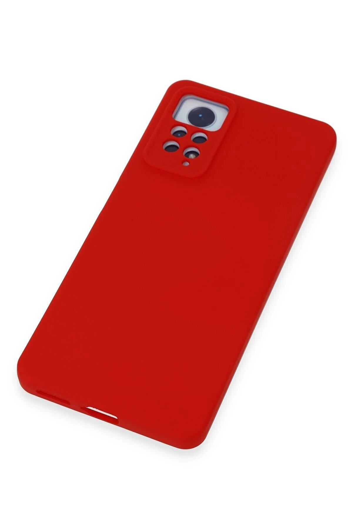 Xi̇aomi̇ Redmi̇ Note 12 Pro 4G Kılıf Nano İçi̇ Kadi̇fe Si̇li̇kon - Kırmızı - Dropx4245-3321