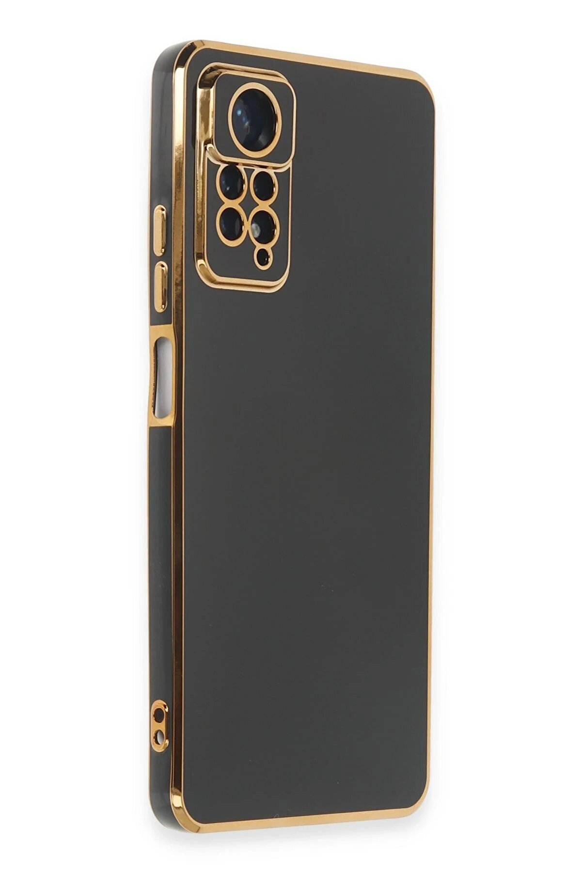 Xi̇aomi̇ Redmi̇ Note 12 Pro 4G Kılıf Volet Si̇li̇kon - Si̇yah - Dropx2421-9669