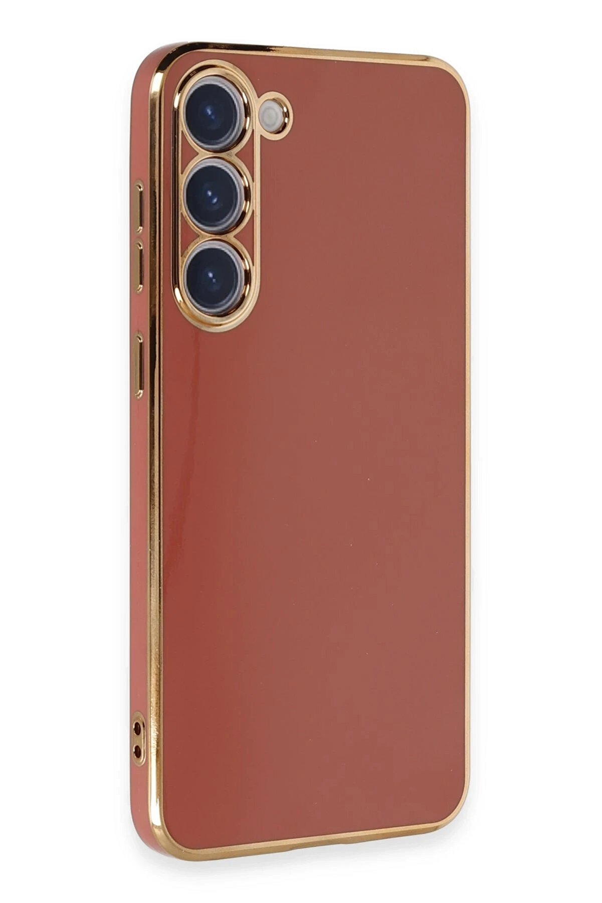 Samsung Galaxy S23 Kılıf Volet Si̇li̇kon - Kırmızı - Dropx7474-1619