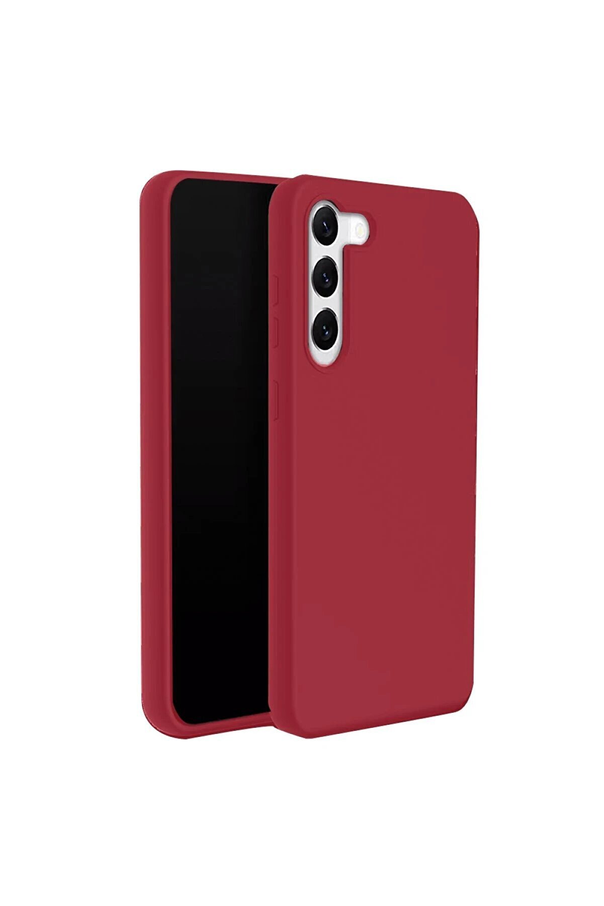 CepteToptan Samsung Galaxy S24 Plus Kılıf First Silikon - Kırmızı - DROPX2614-2945