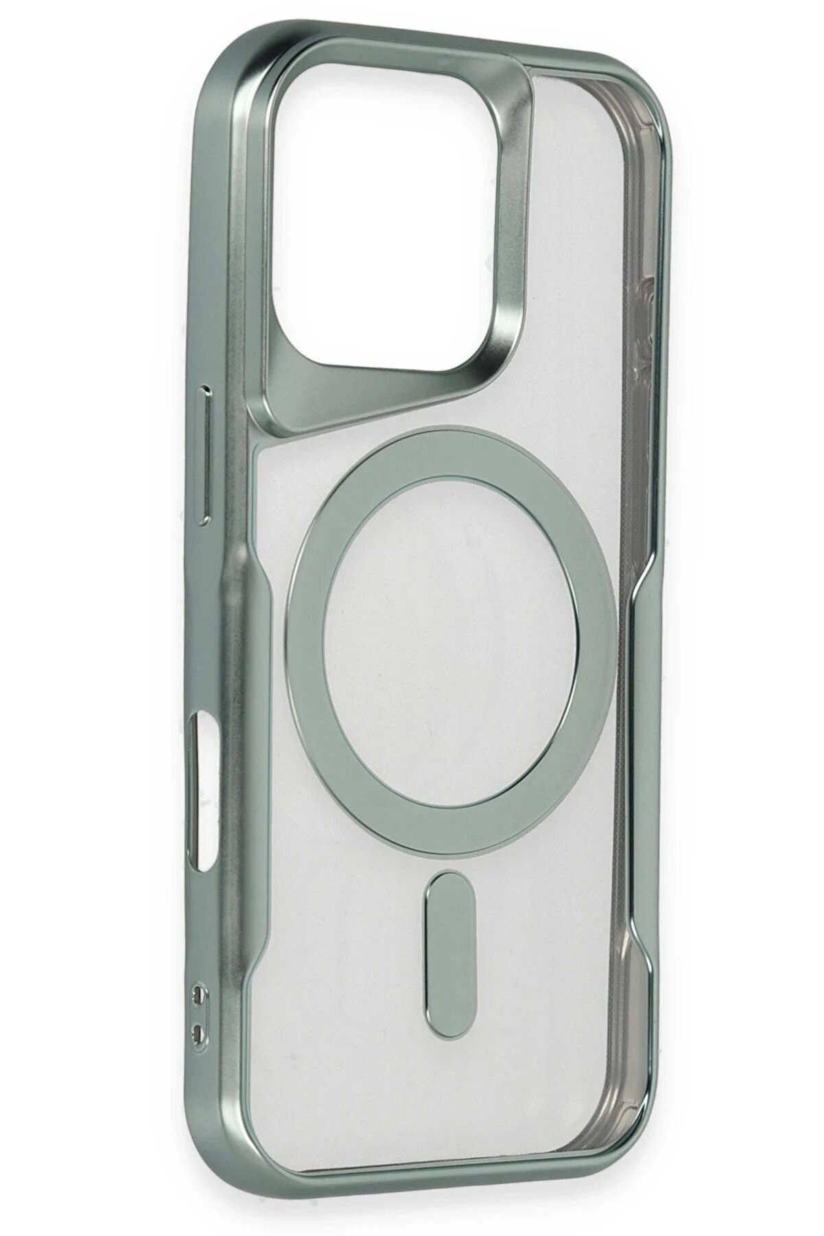 İphone 16 Pro Kılıf Boyi̇ Magsafe Si̇li̇kon Kapak - Kahverengi̇ - Dropx5444-6984