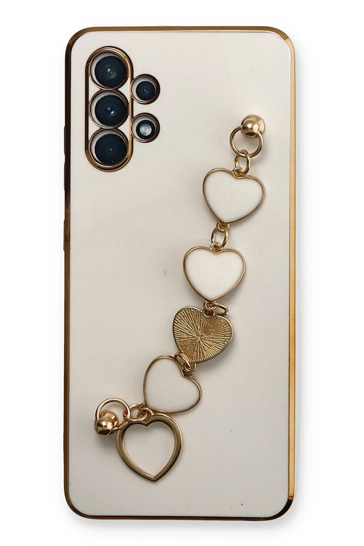 Samsung Galaxy A32 Kılıf Esi̇la Si̇li̇kon - Beyaz - Dropx4870-2579