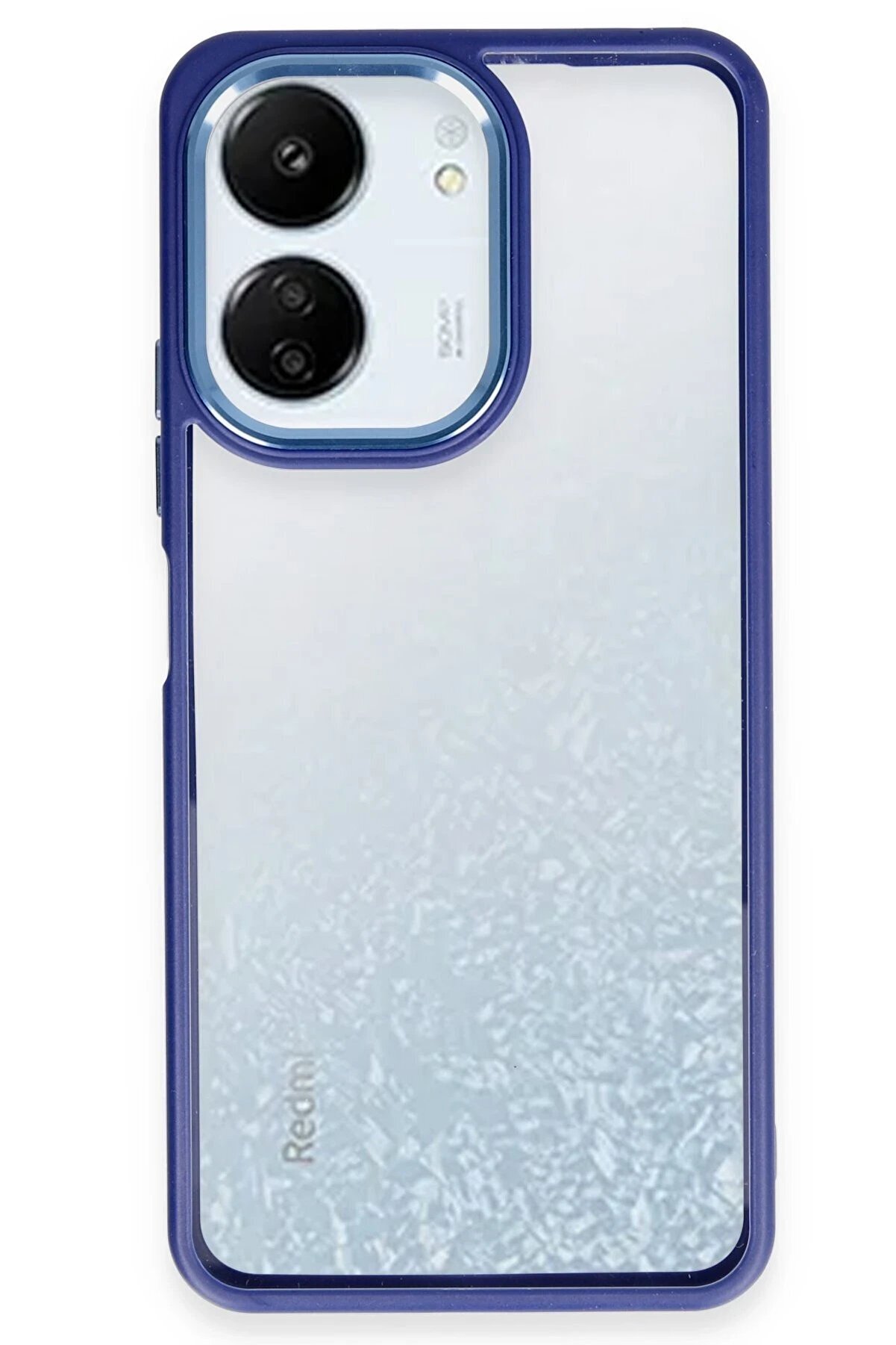 CepteToptan Xiaomi Redmi 13C Uyumlu Kılıf Power Silikon - Lacivert - DROPX3827-8486