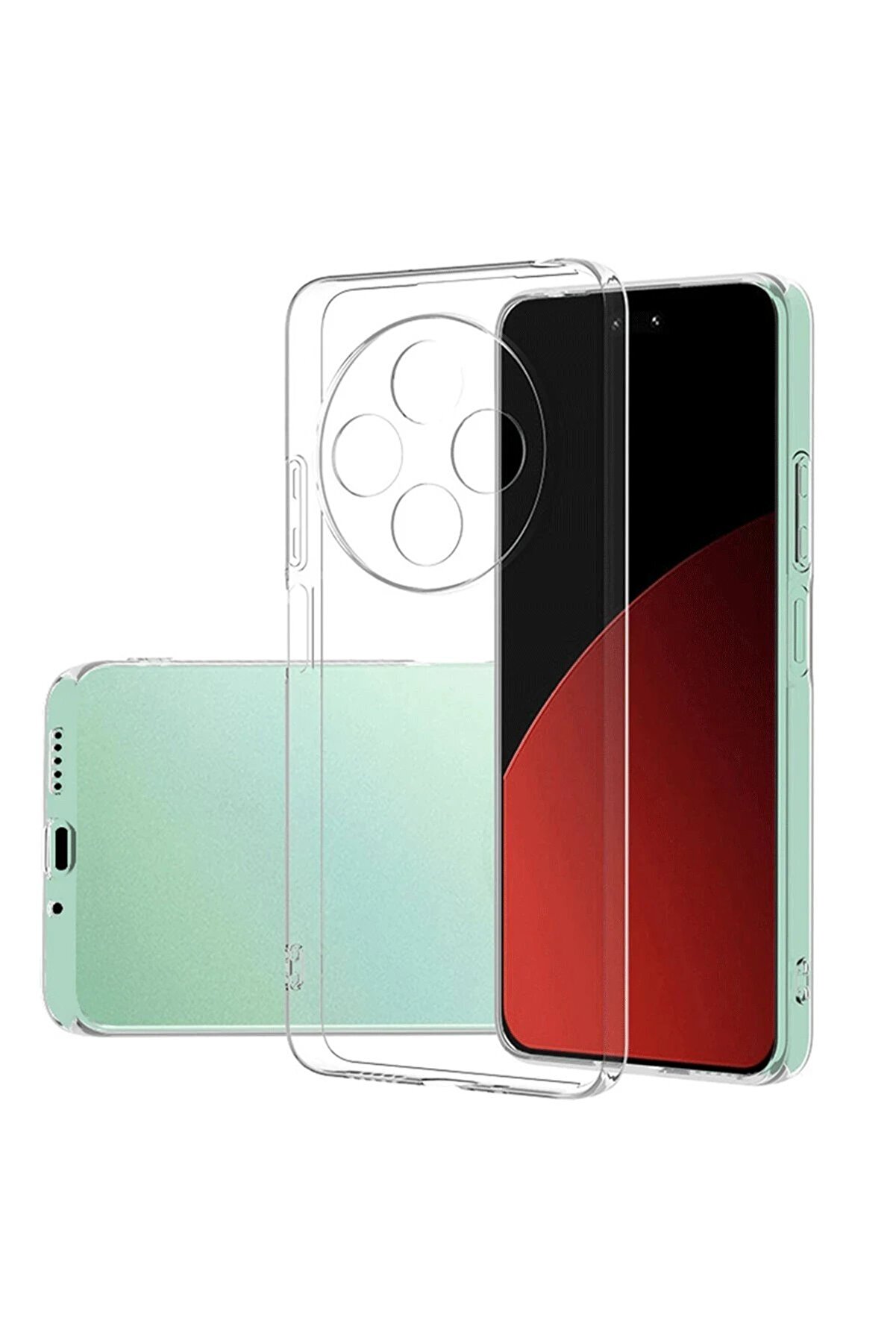 CepteToptan Xiaomi Redmi 14C Kılıf Lüx Şeffaf Silikon - DROPX6716-2201