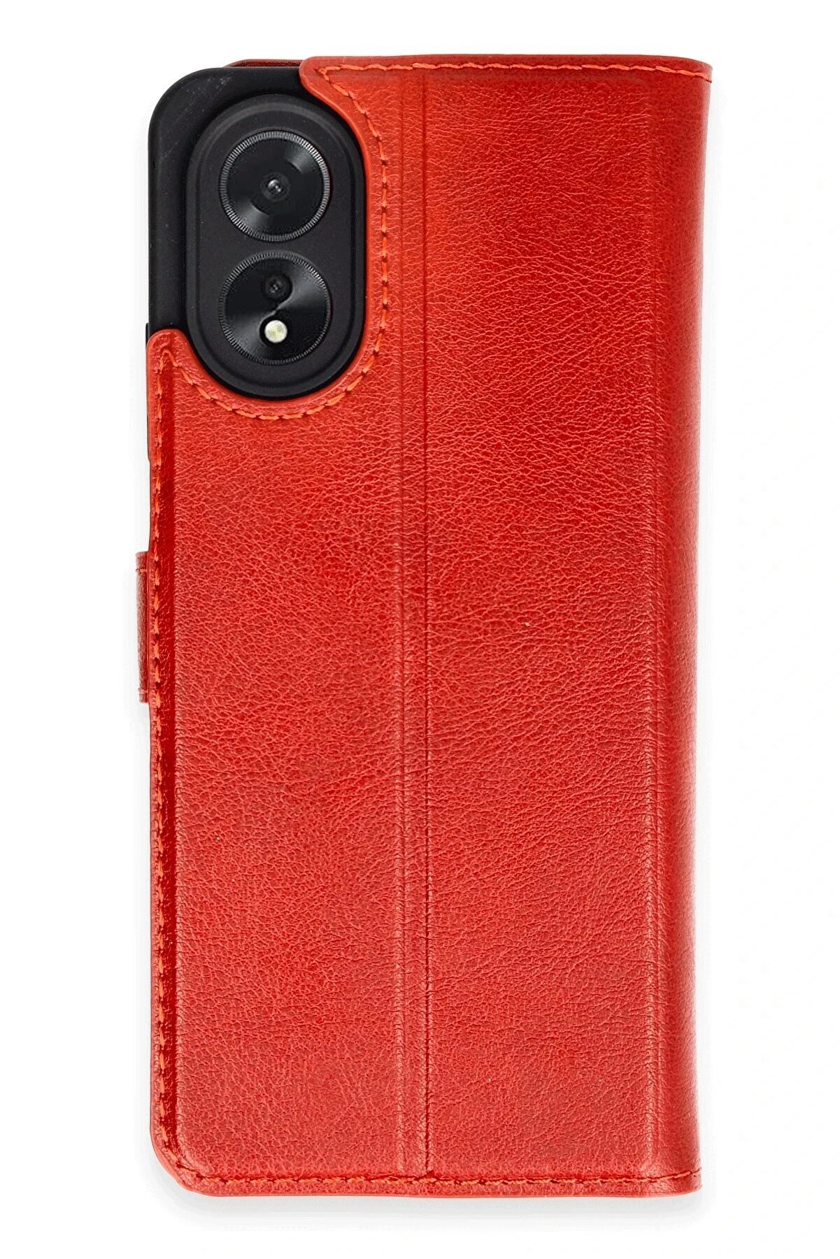 CepteToptan Oppo A38 Kılıf Trend S Plus Kapaklı Kılıf - Kırmızı - DROPX1777-9970