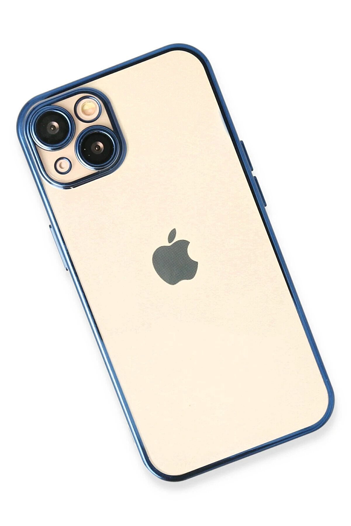 İphone 13 Kılıf Lensli̇ Si̇li̇kon - A&ccedil;ık Mavi̇ - Dropx2622-8088
