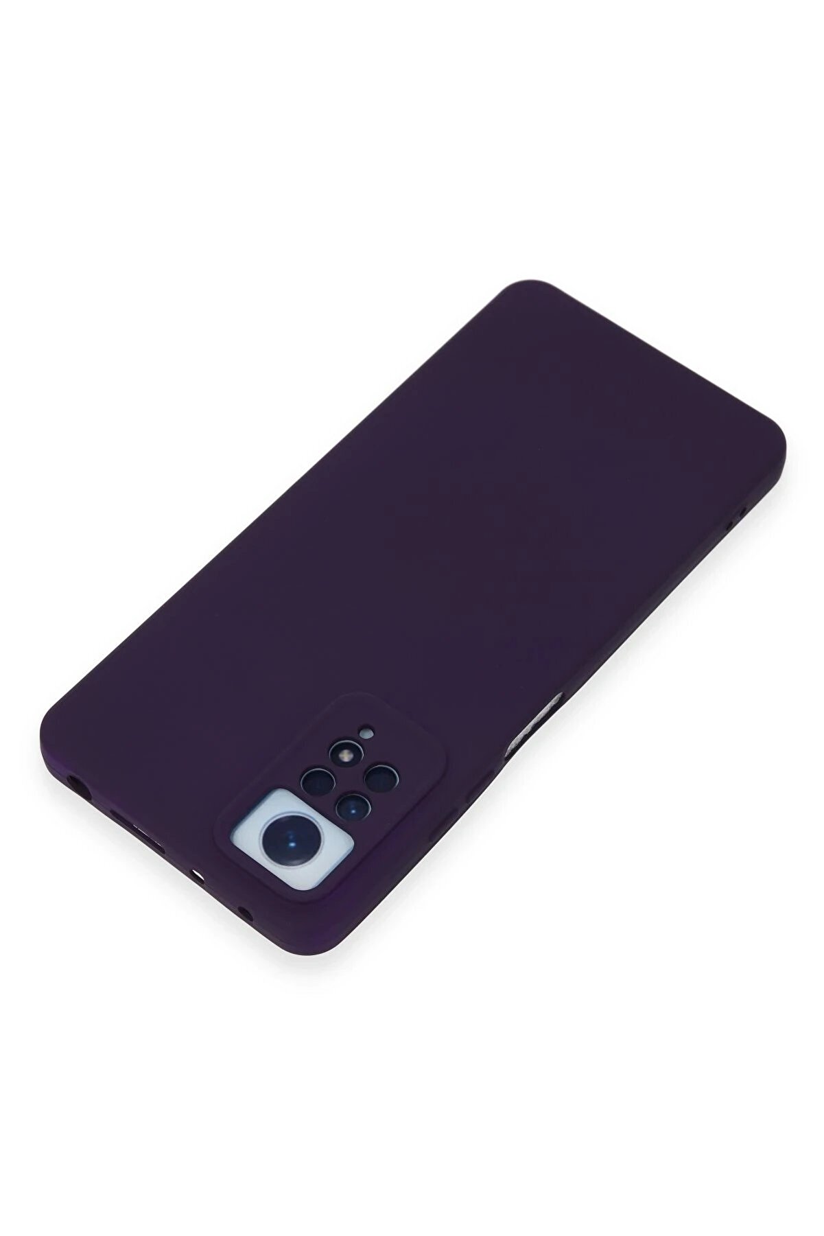 Xi̇aomi̇ Redmi̇ Note 12 Pro 4G Kılıf Nano İçi̇ Kadi̇fe Si̇li̇kon - Mor - Dropx6818-9547