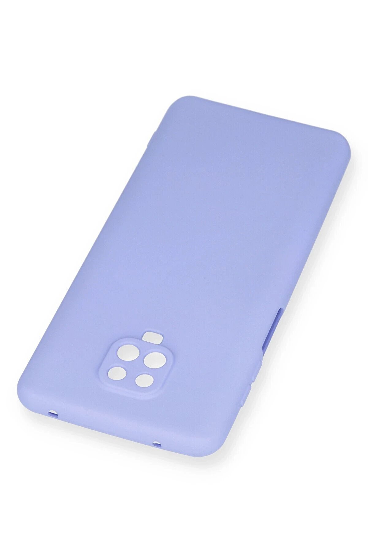 Xi̇aomi̇ Redmi̇ Note 9 Pro Kılıf Nano İçi̇ Kadi̇fe Si̇li̇kon - Li̇la - Dropx5321-5558