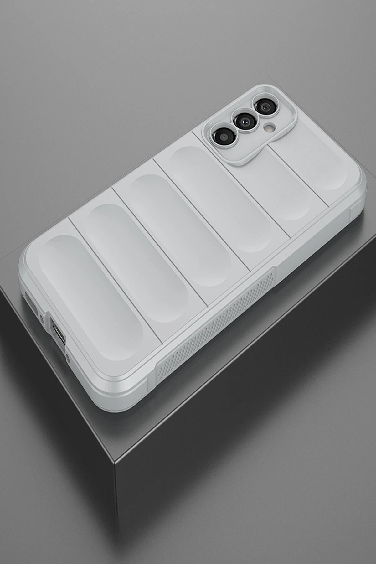 Samsung Galaxy A05S Kılıf Opti̇mum Si̇li̇kon - Krem - Dropx1735-7288