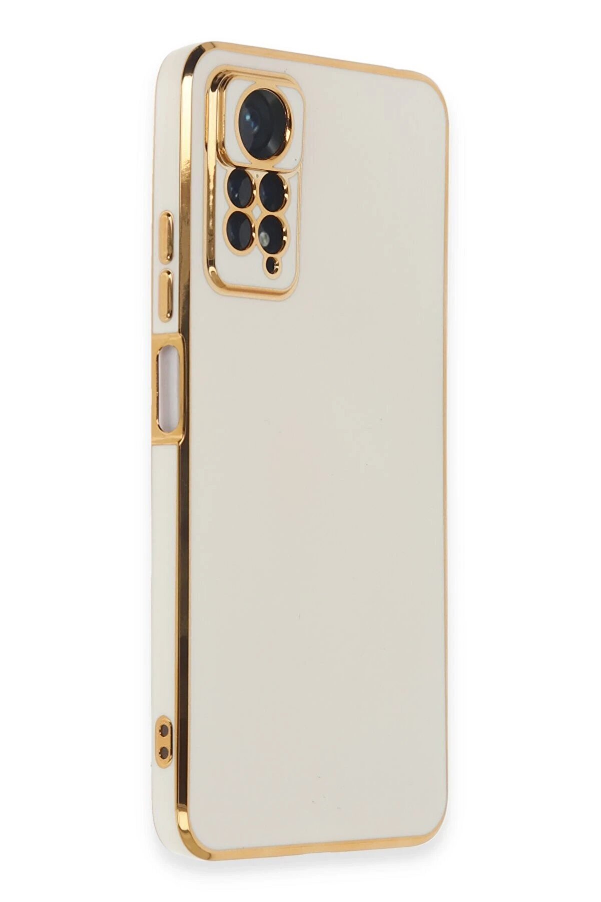 Xi̇aomi̇ Redmi̇ Note 12 Pro 4G Kılıf Volet Si̇li̇kon - Beyaz - Dropx7966-1271