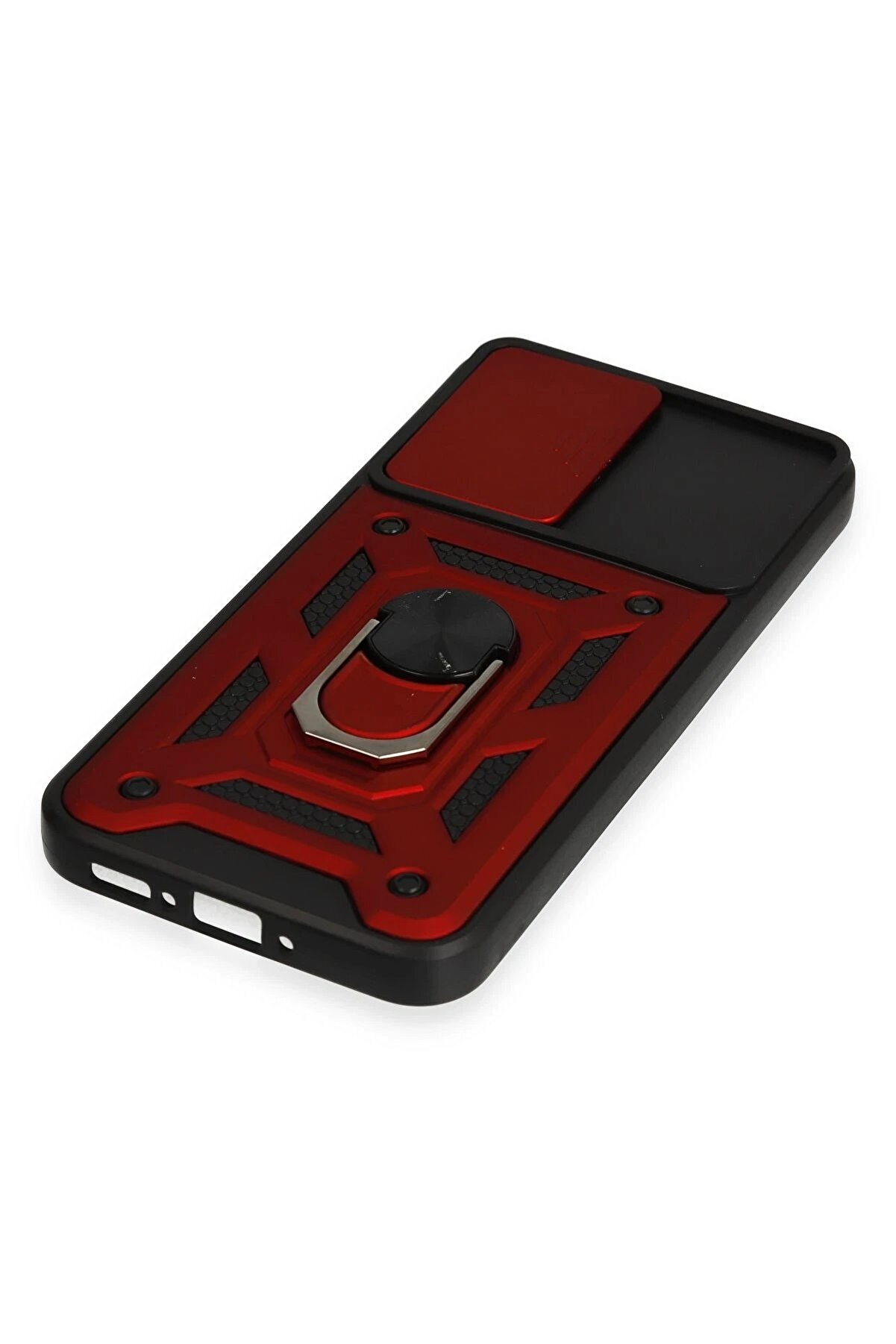 Samsung Galaxy A34 5G Kılıf Pars Lens Y&uuml;z&uuml;kl&uuml; Si̇li̇kon - Kırmızı - Dropx2014-2279