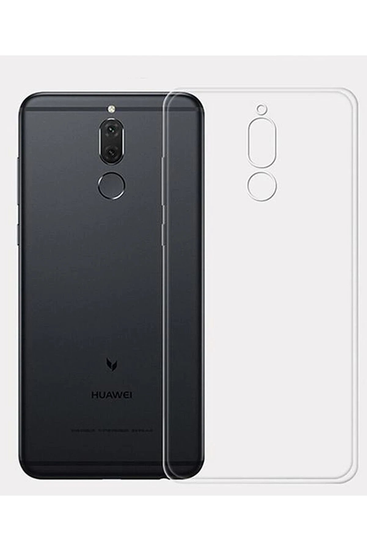 Huawei̇ Mate 10 Li̇te Kılıf Lüx Şeffaf Si̇li̇kon - Dropx1838-4548
