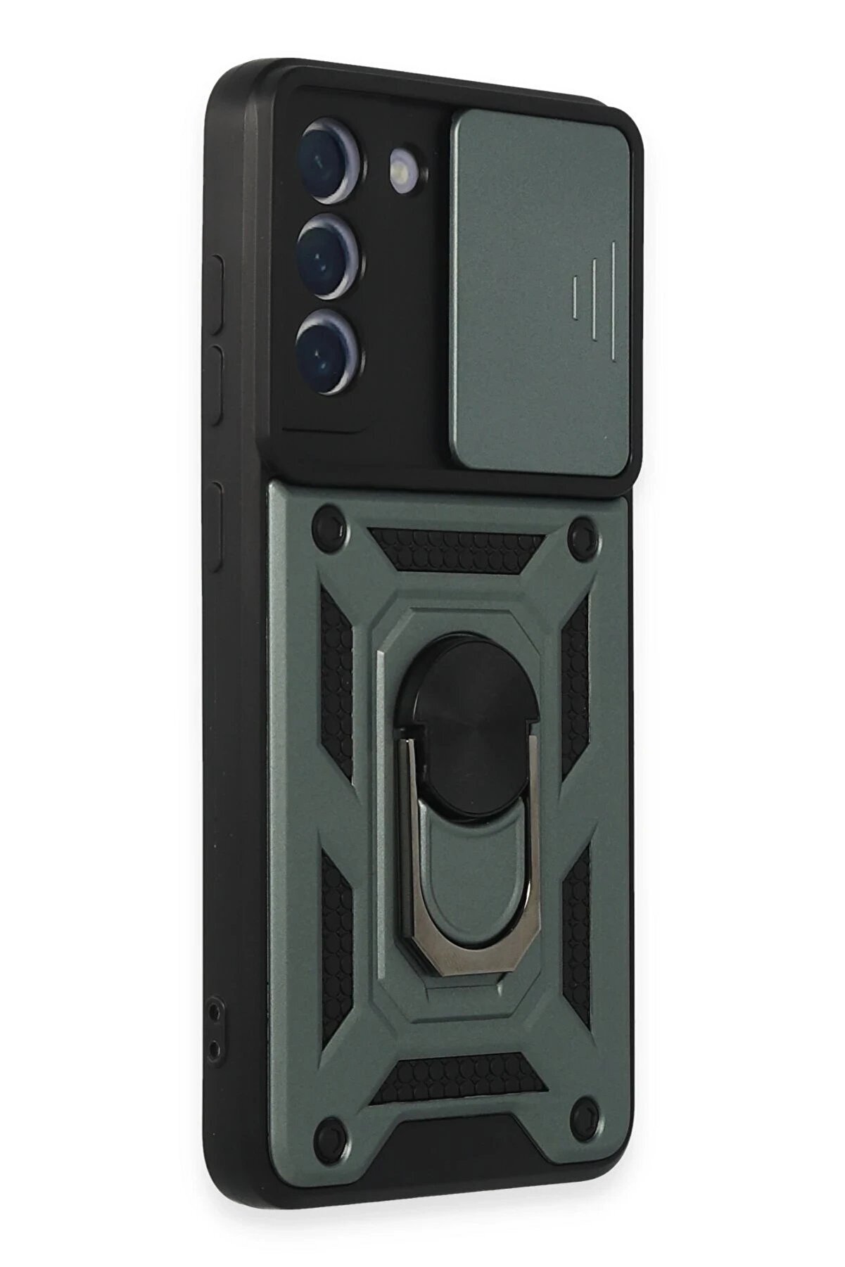 Samsung Galaxy S21 Fe Kılıf Pars Lens Y&uuml;z&uuml;kl&uuml; Si̇li̇kon - Yeşi̇l - Dropx5302-3695