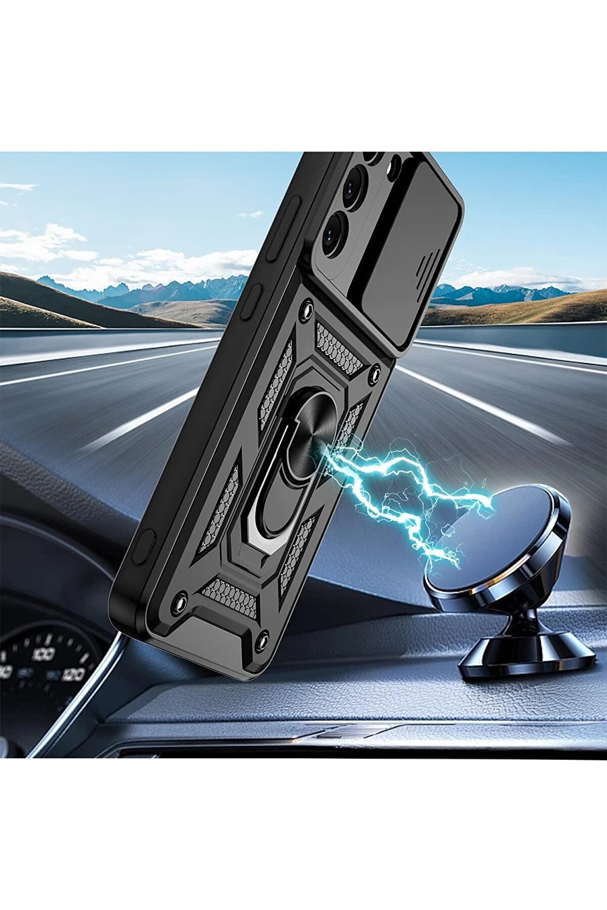 Samsung Galaxy S22 Kılıf Pars Lens Y&uuml;z&uuml;kl&uuml; Si̇li̇kon - Yeşi̇l - Dropx2073-1205