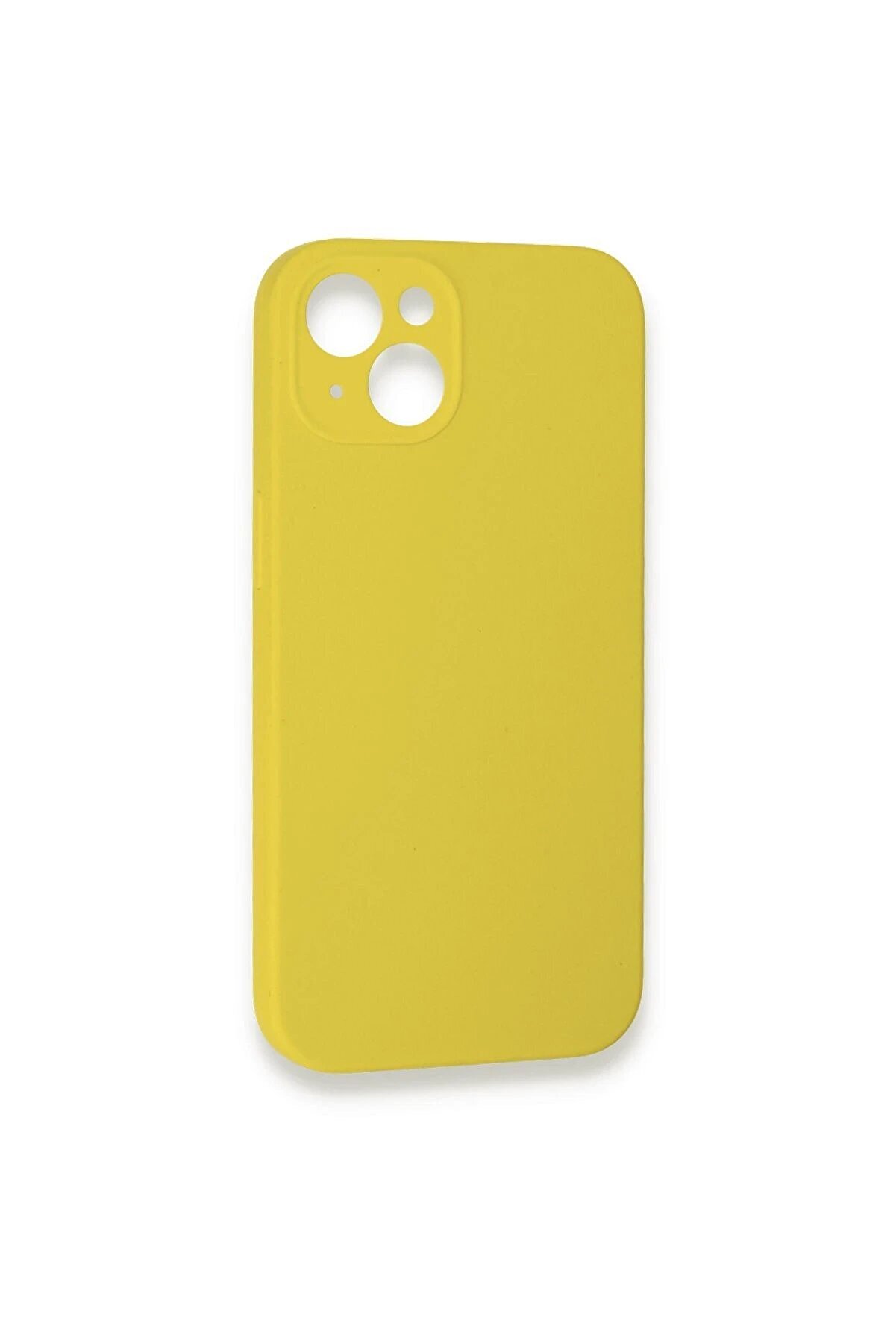 İphone 13 Mi̇ni̇ Kılıf Lansman Legant Si̇li̇kon - Sarı - Dropx1901-4787