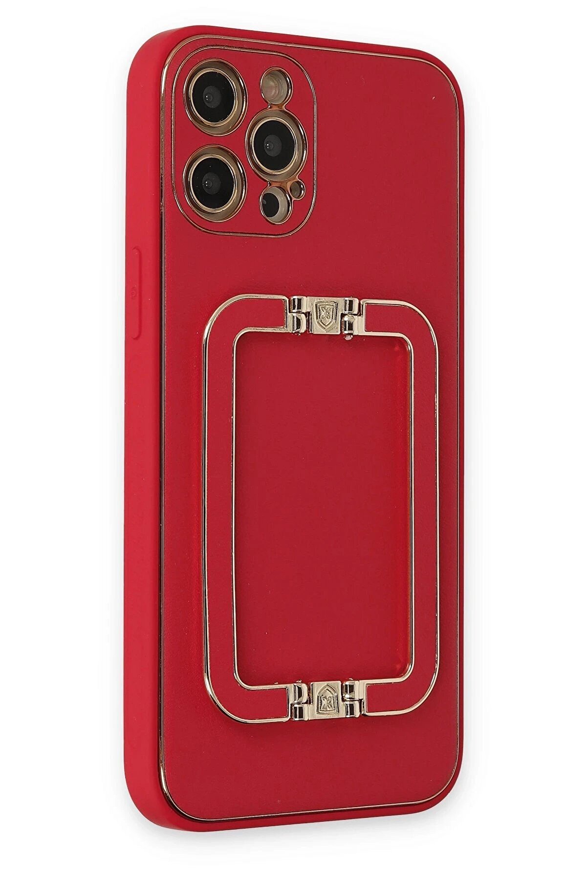 İphone 12 Pro Max Kılıf Coco Eli̇t Kapak - Kırmızı - Dropx7418-1311