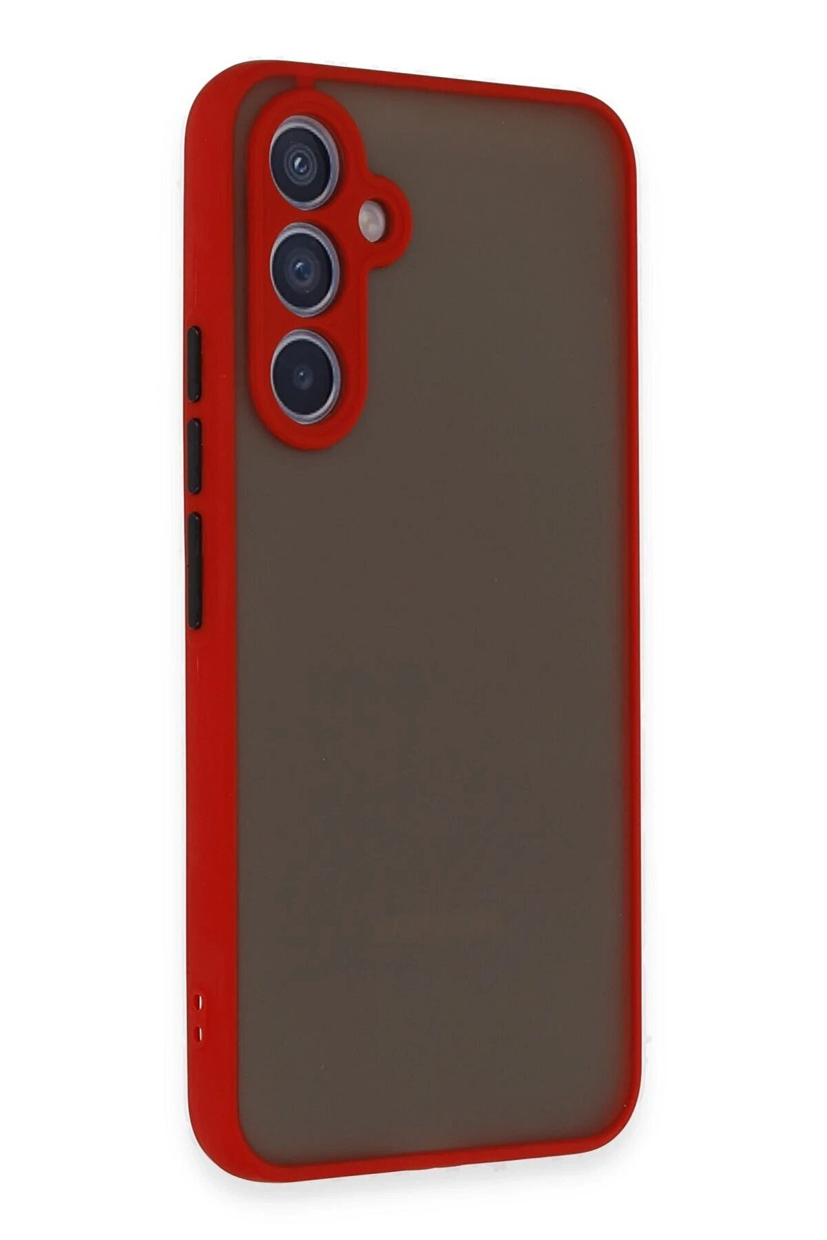 Samsung Galaxy A54 5G Kılıf Montreal Si̇li̇kon Kapak - Kırmızı - Dropx6576-9941