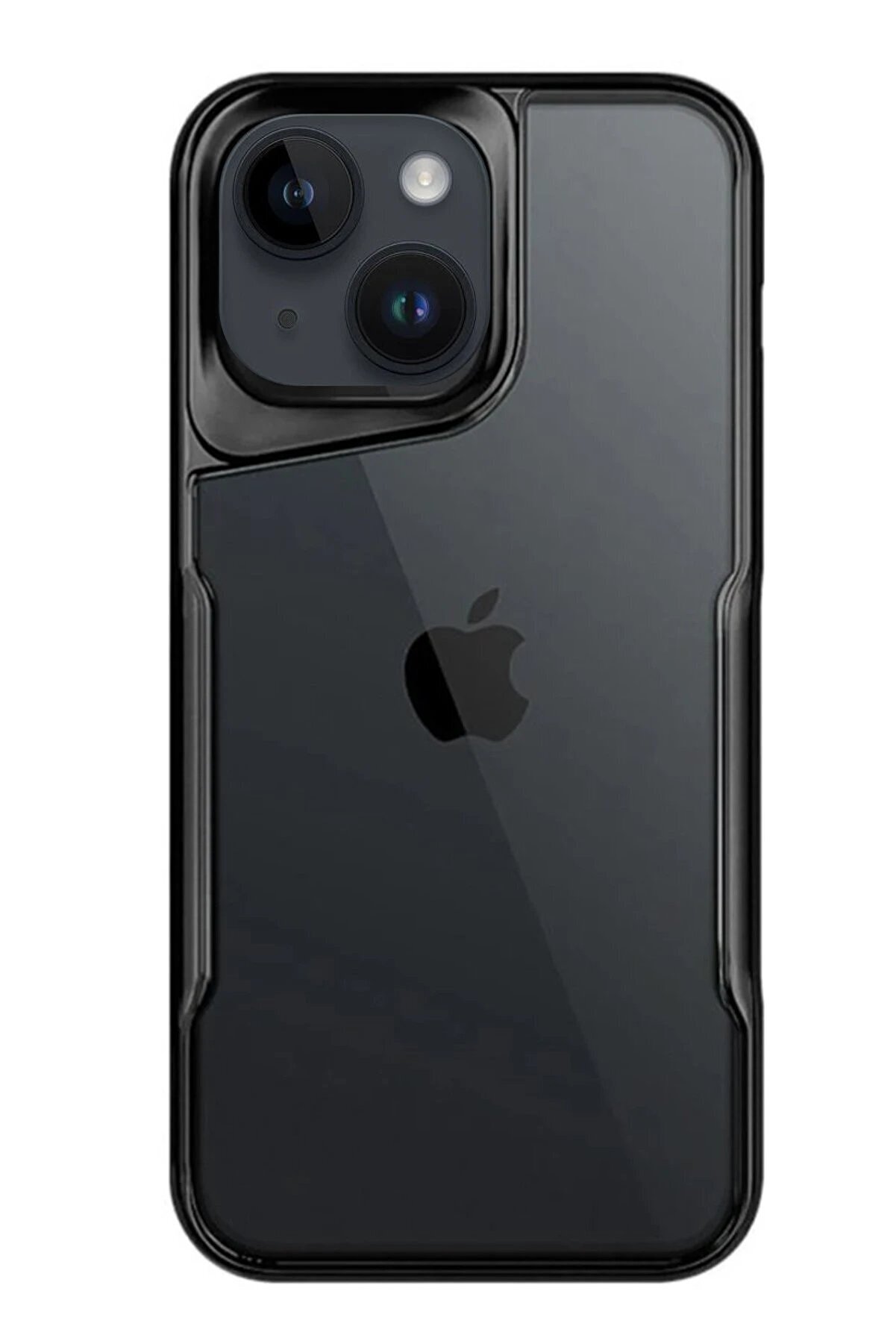 CepteToptan iPhone 15 Kılıf Boyi Silikon Kapak - Siyah - DROPX7914-6303