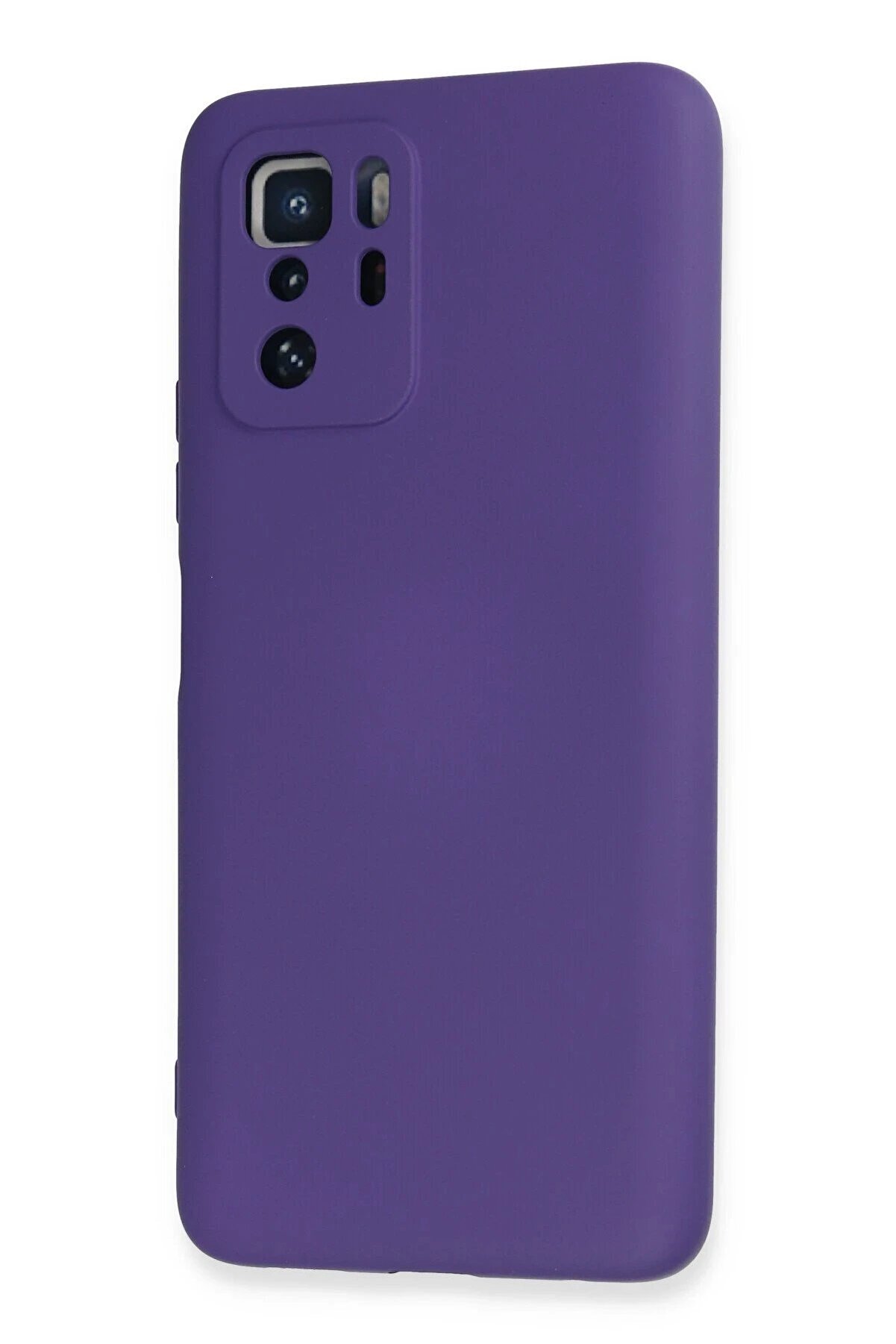 Xi̇aomi̇ Poco X3 Gt Kılıf Nano İçi̇ Kadi̇fe Si̇li̇kon - Mor - Dropx2240-5672