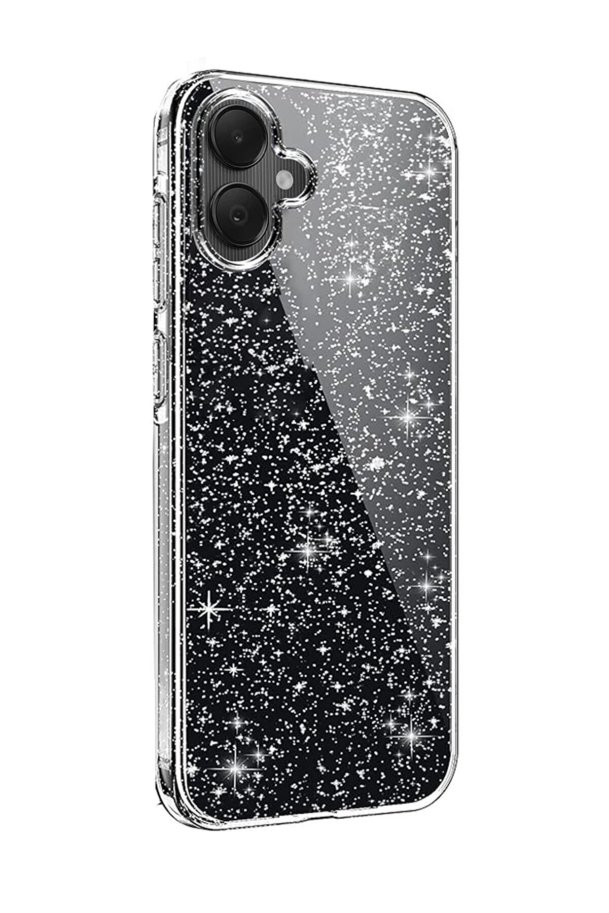 CepteToptan Samsung Galaxy A05 Kılıf Glow Kapak - Şeffaf - DROPX6484-6984