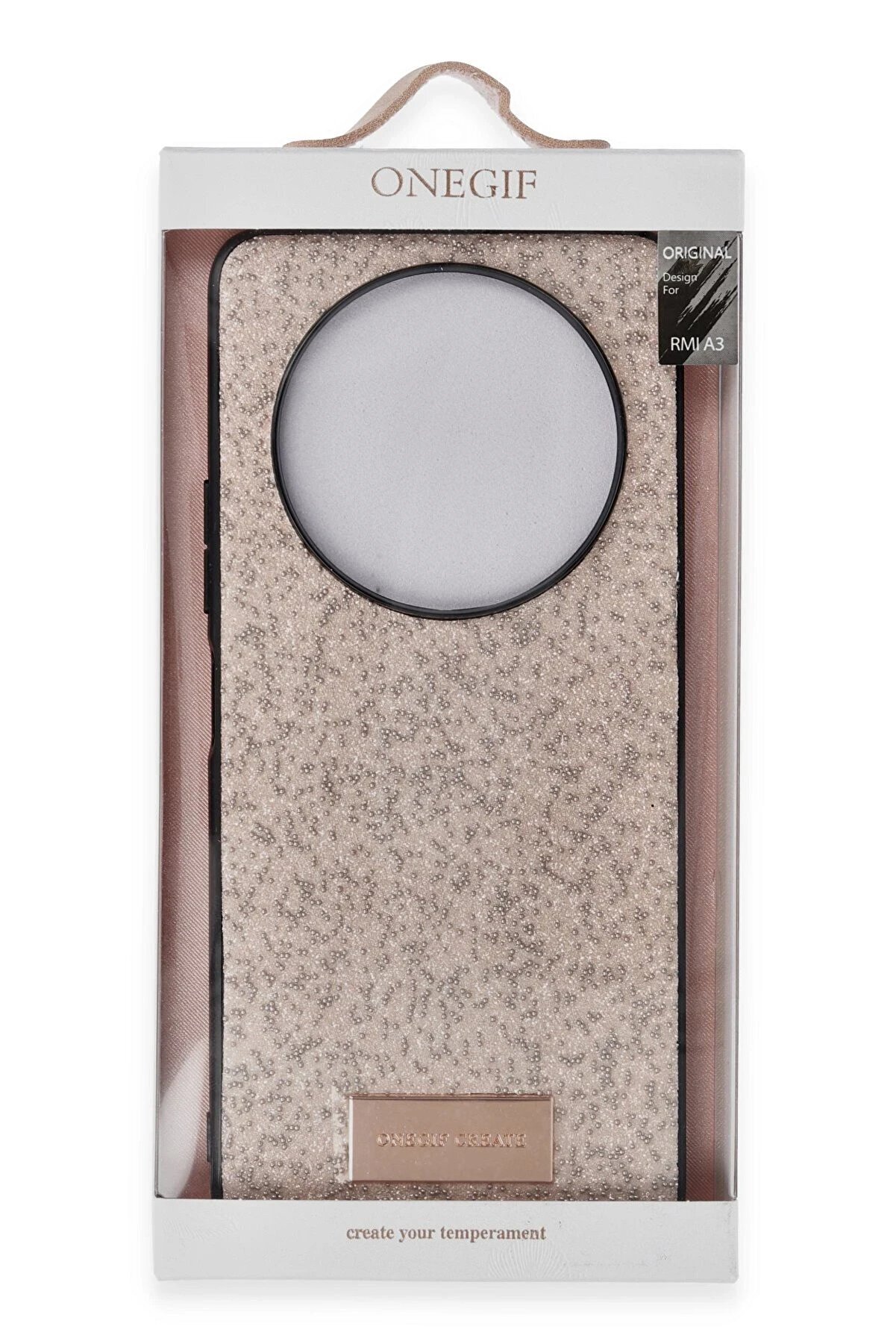 Xi̇aomi̇ Redmi̇ A3 4G Bri̇ght Si̇mli̇ Kapak - Gold - Dropx1667-8393