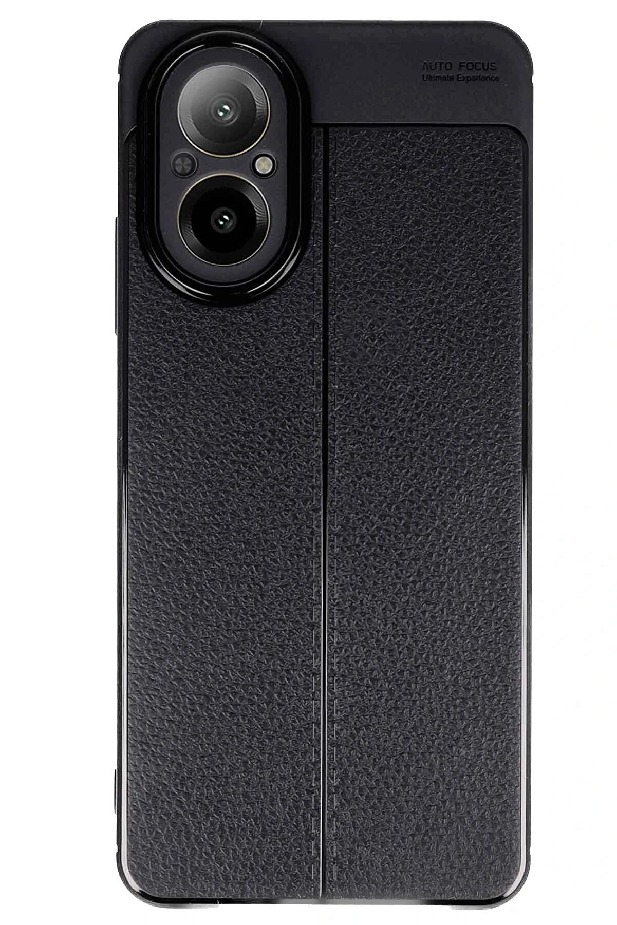 Realme 12 Li̇te Kılıf Auto Focus Kapak - Si̇yah - Dropx6082-2090