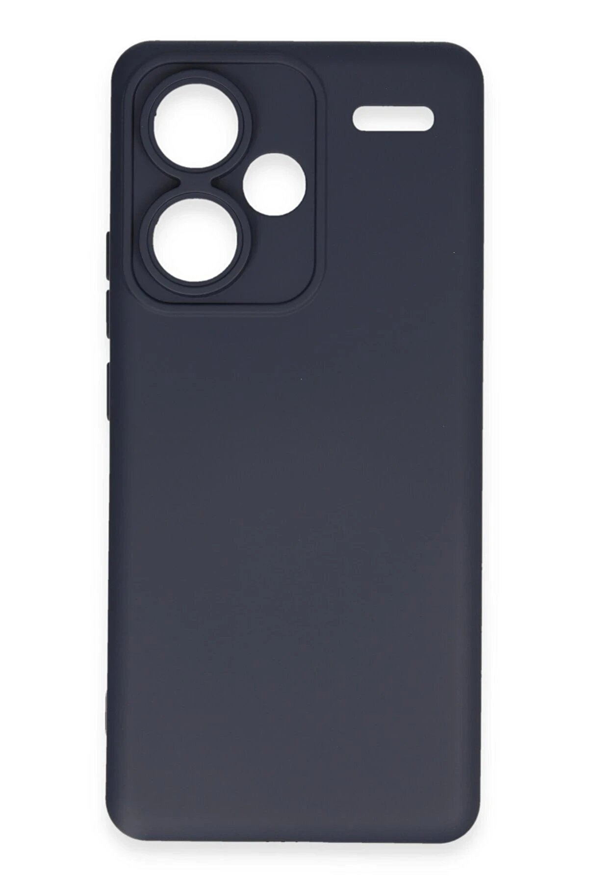 Xi̇aomi̇ Redmi̇ Note 13 Pro Plus Kılıf Nano İçi̇ Kadi̇fe Si̇li̇kon - Laci̇vert - Dropx4676-6664